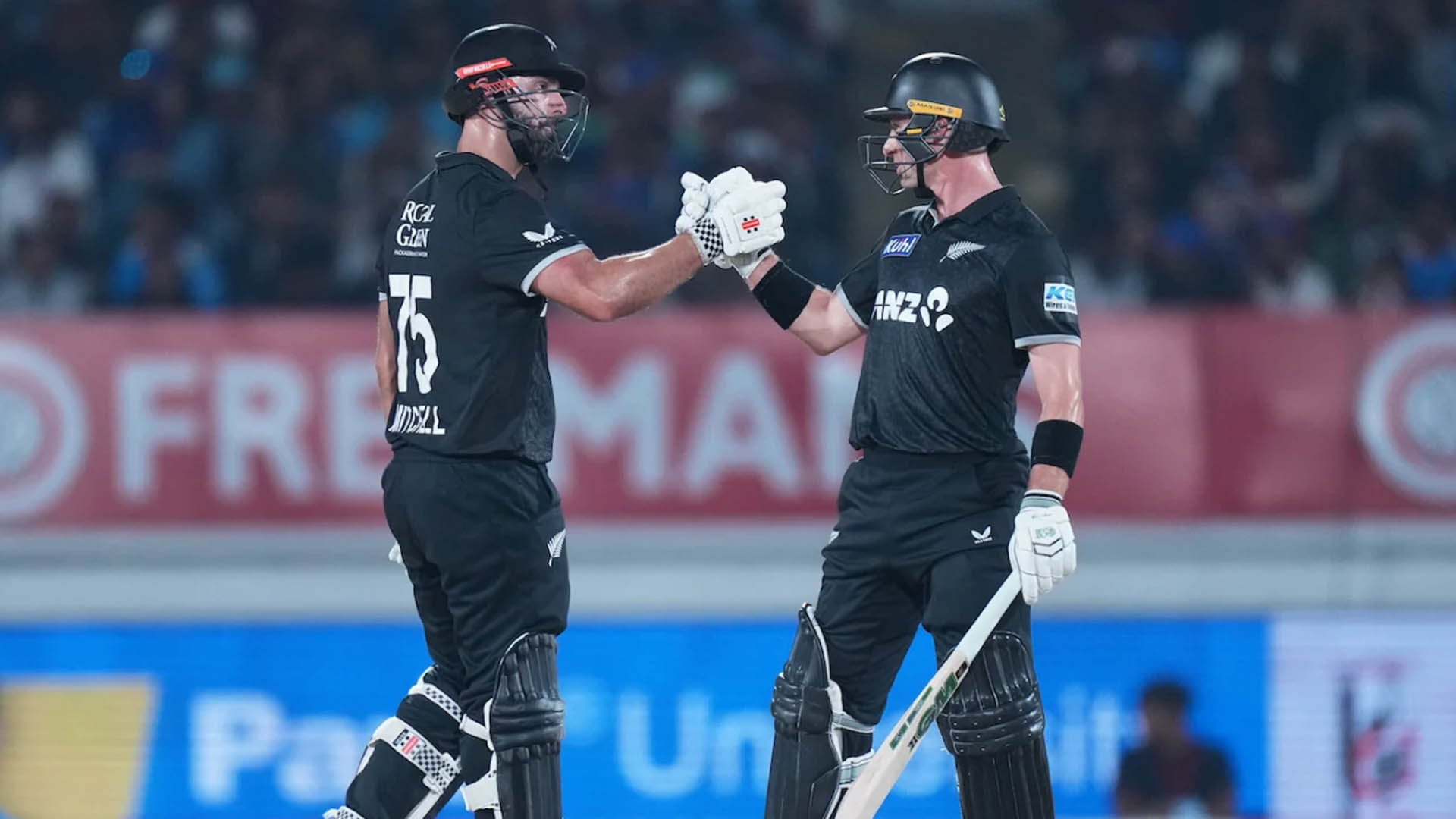 ভারতে নিউজিল্যান্ডের রেকর্ড গড়ে জয়