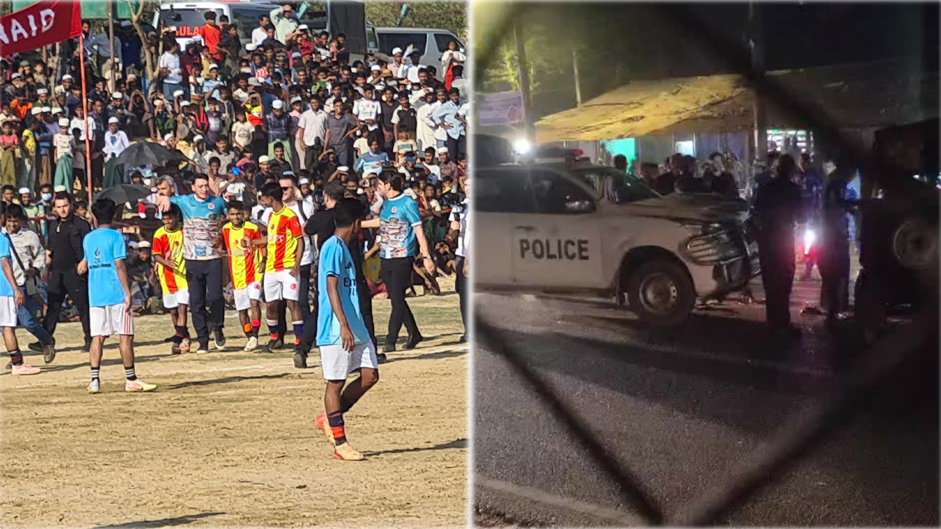 রোহিঙ্গা শিবিরে ফুটবল নিয়ে মাতলেন ওজিল, ফেরার পথে দুর্ঘটনার কবলে গাড়িবহর