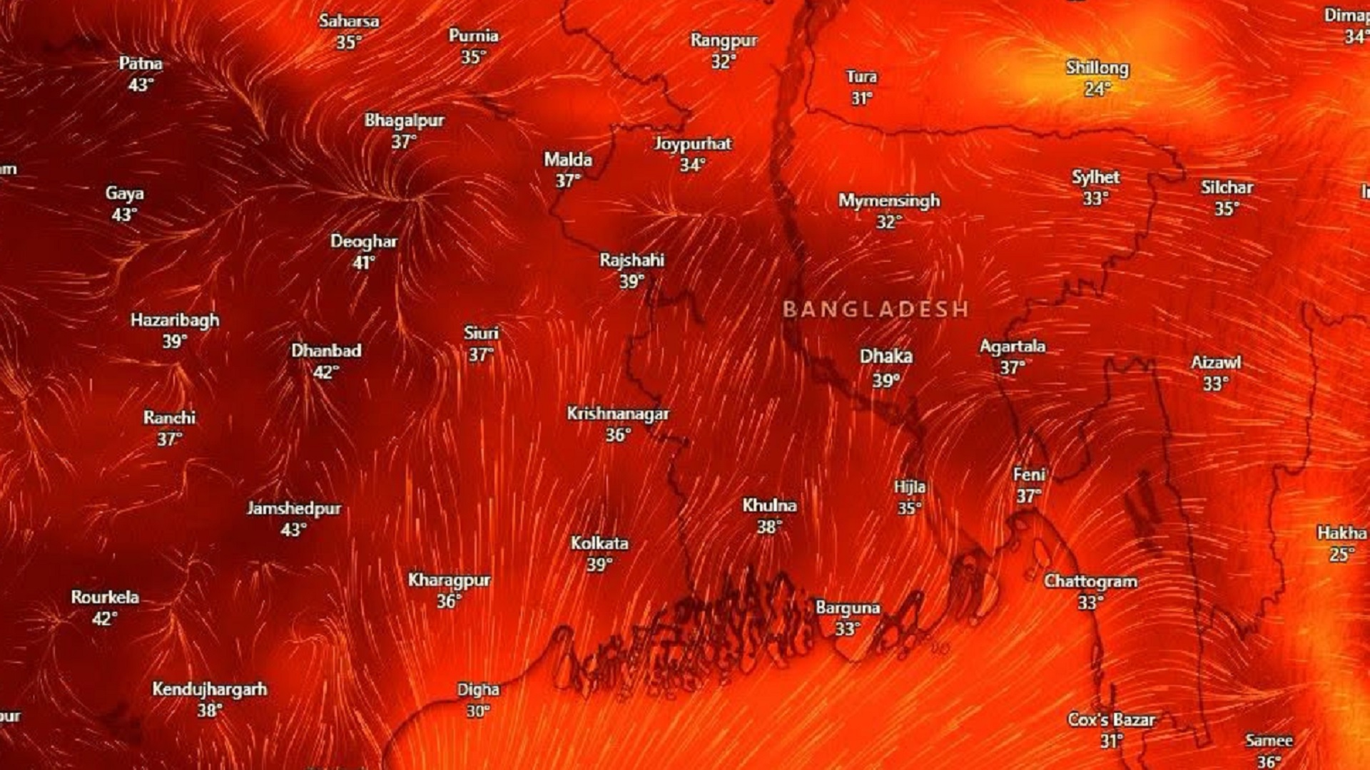 তাপপ্রবাহ নিয়ে দুঃসংবাদ, যেসব জেলায় তাপমাত্রা উঠতে পারে ৪০ ডিগ্রিতে!