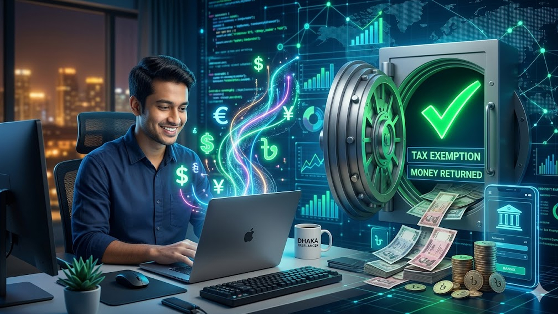 ফ্রিল্যান্সারদের কেটে নেয়া উৎসে কর ফেরত নিয়ে বড় সুখবর
