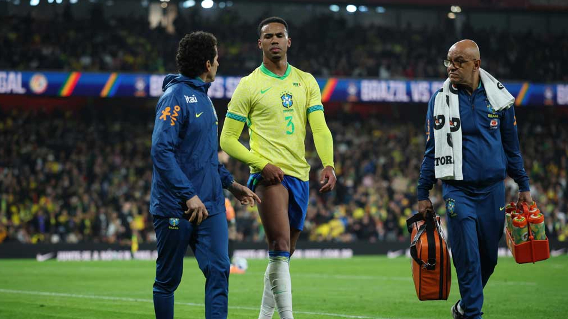 চোটে ছিটকে গেলেন ব্রাজিলের ডিফেন্ডার