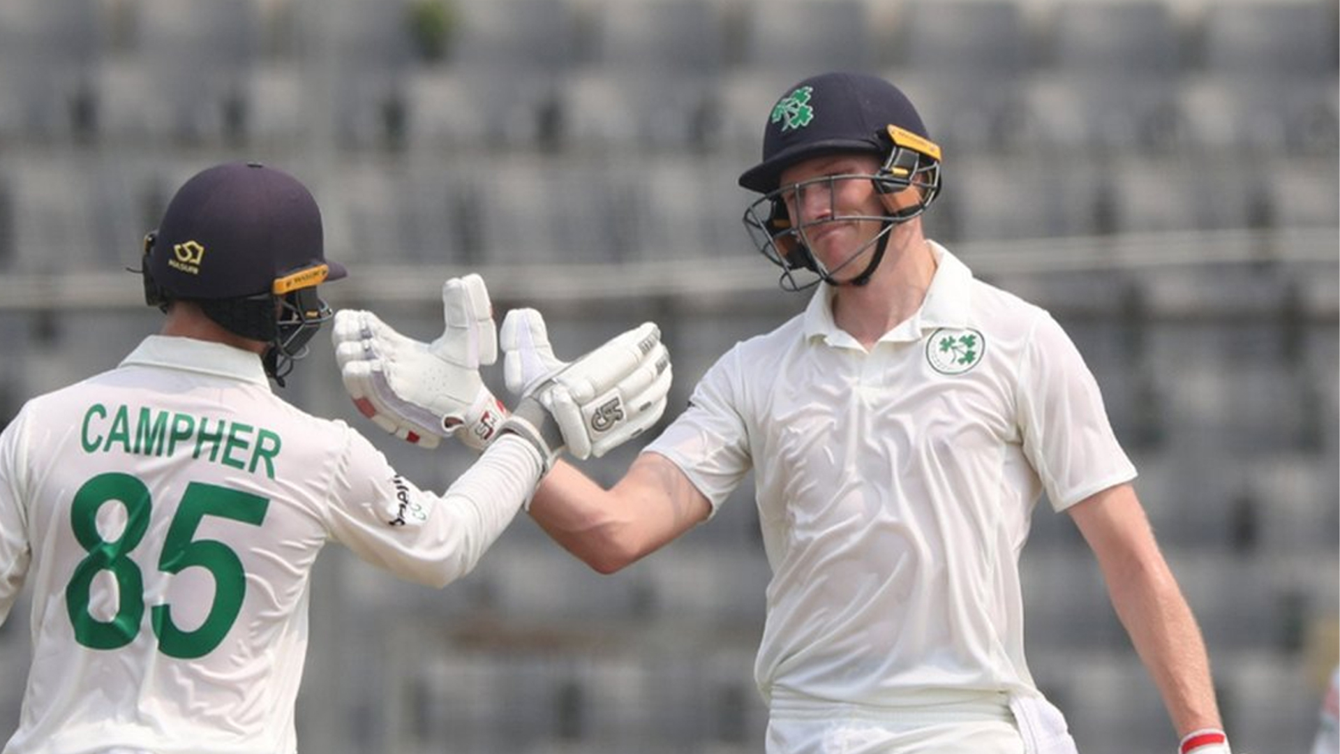 ১০৩ রানে পিছিয়ে থেকে লাঞ্চ বিরতিতে আয়ারল্যান্ড