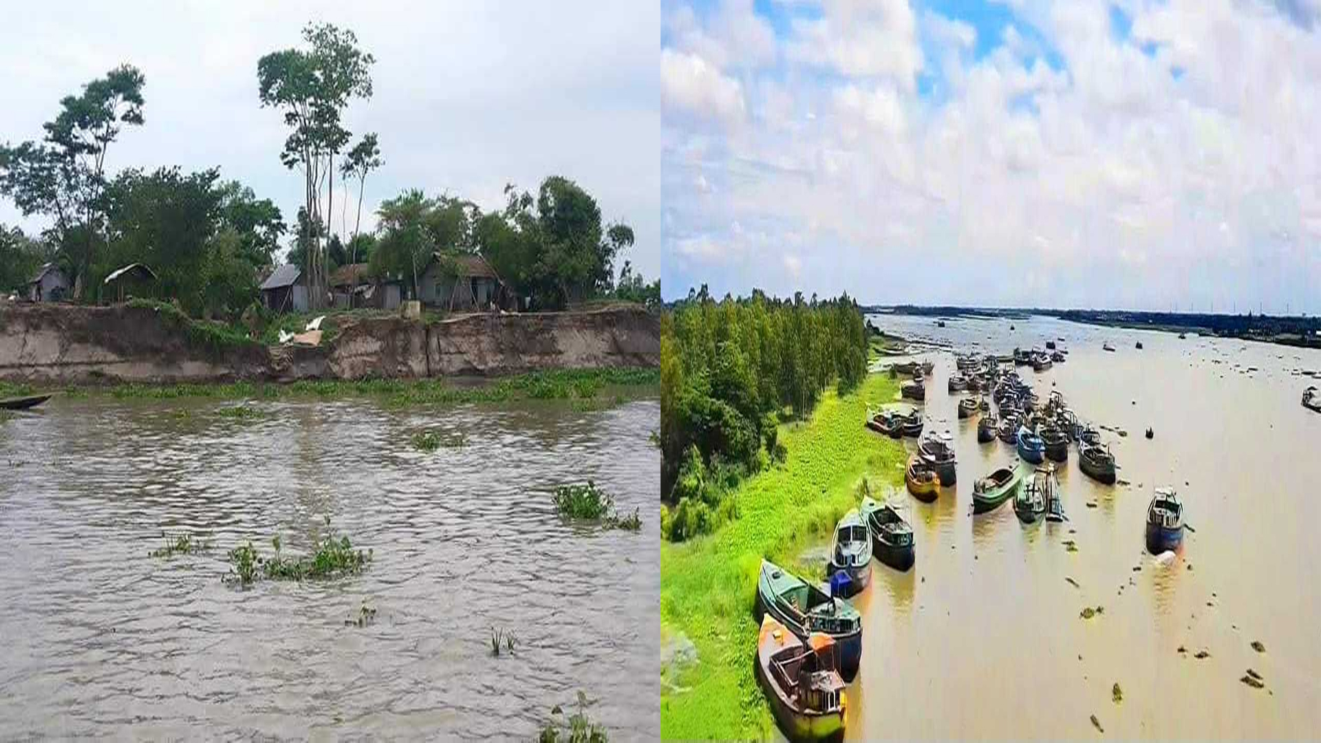 নরসিংদীর রায়পুরার মেঘনায় চলছে বালু লুট