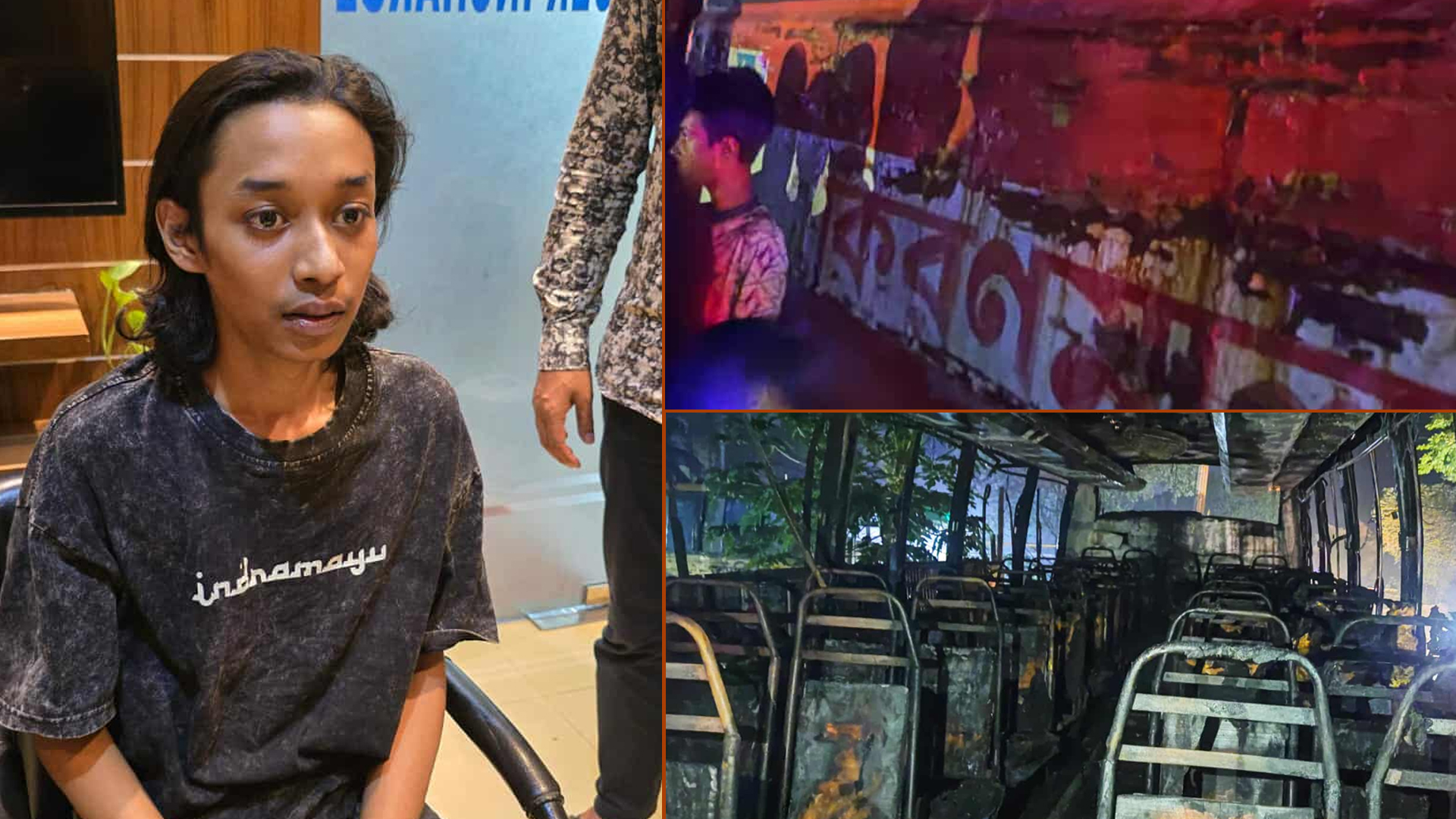 মিরপুরে বাসে আগুন দিতে গিয়ে প্রাণ গেল কলেজছাত্রের, গ্রেফতার ১