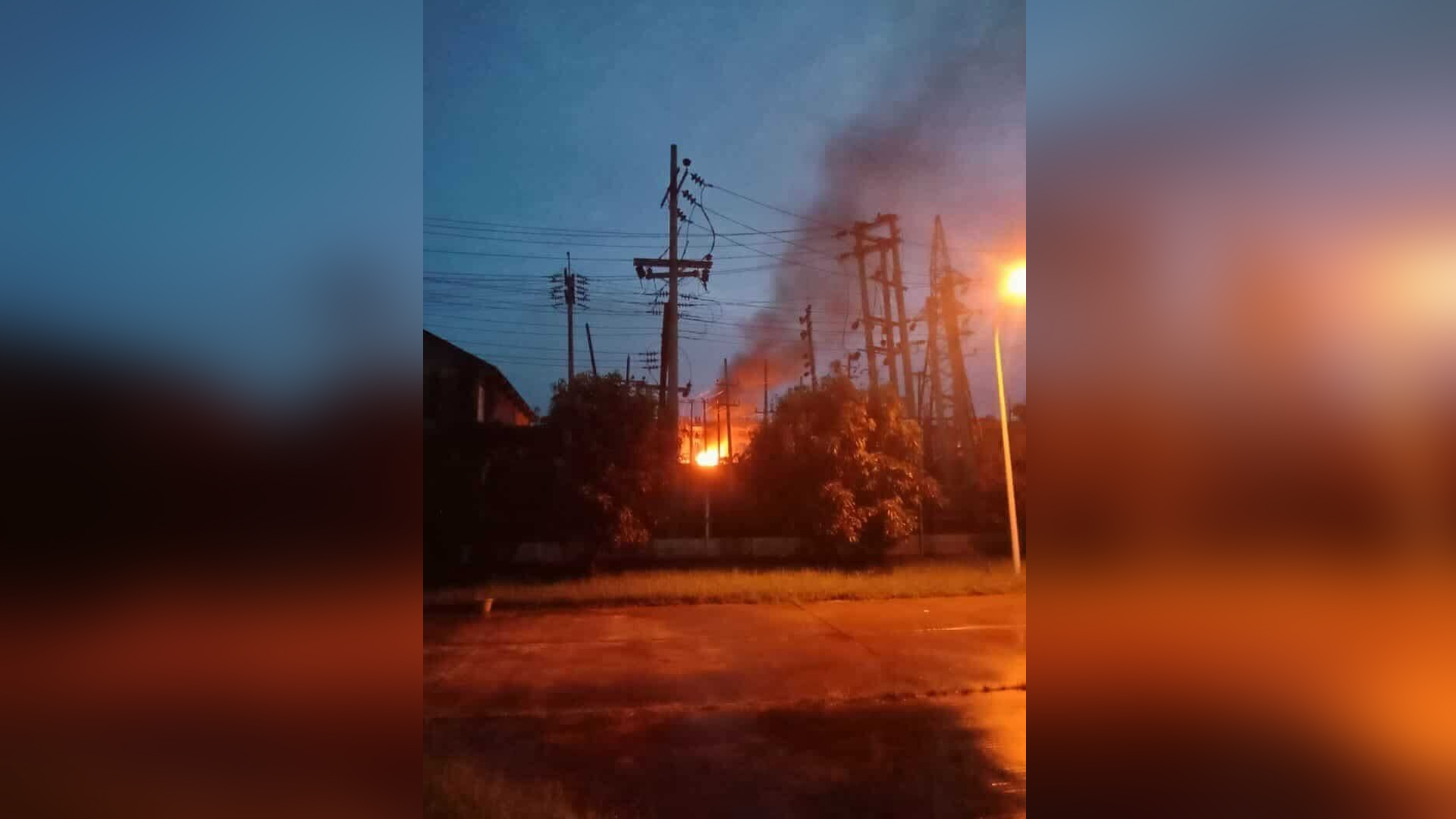 শাহজিবাজার গ্রিডে আগুন লাগায় বিদ্যুৎহীন হবিগঞ্জ
