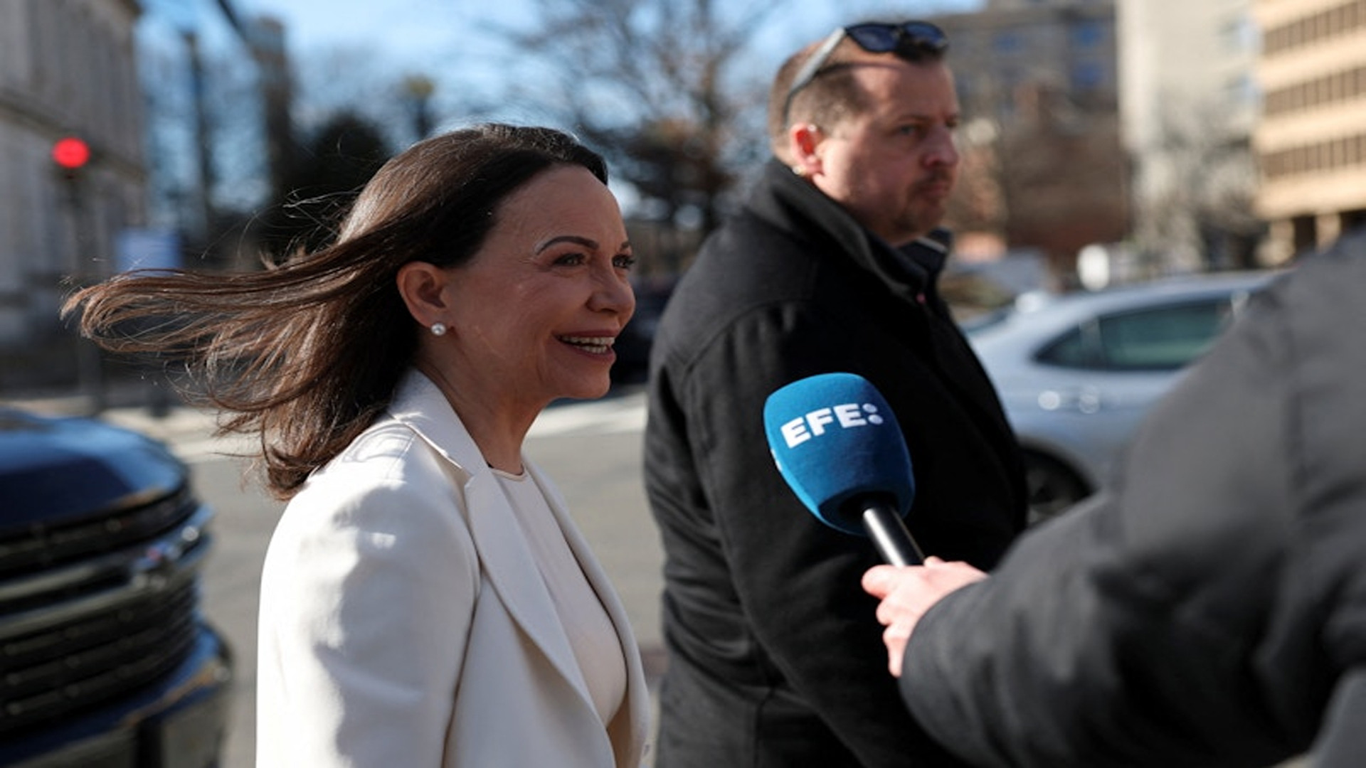 হোয়াইট হাউজে পৌঁছেছেন মাচাদো, ট্রাম্পের সঙ্গে বৈঠকের লক্ষ্য কী