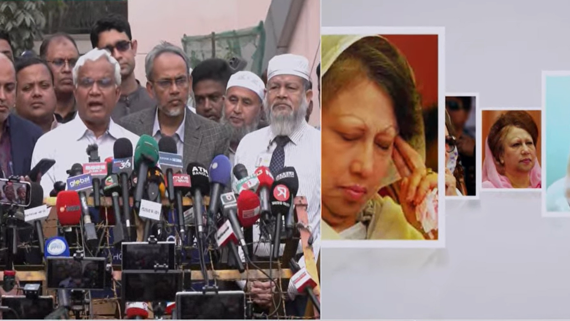 বৃহস্পতিবার (০৪ ডিসেম্বর) রাজধানীর এভারকেয়ার হাসপাতালের সামনে সাংবাদিকদের সঙ্গে কথা বলছেন ডা. এ জেড এম জাহিদ হোসেন।