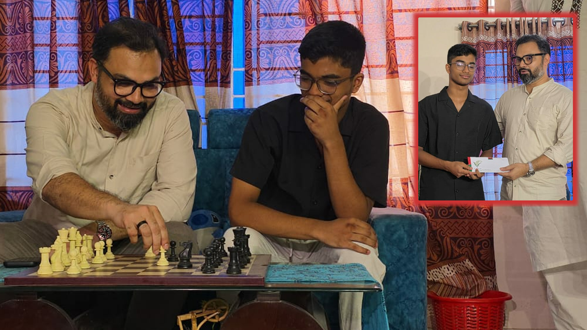 মনন রেজার হাতে তারেক রহমানের আর্থিক সহায়তা পৌঁছে দিলেন আমিনুল