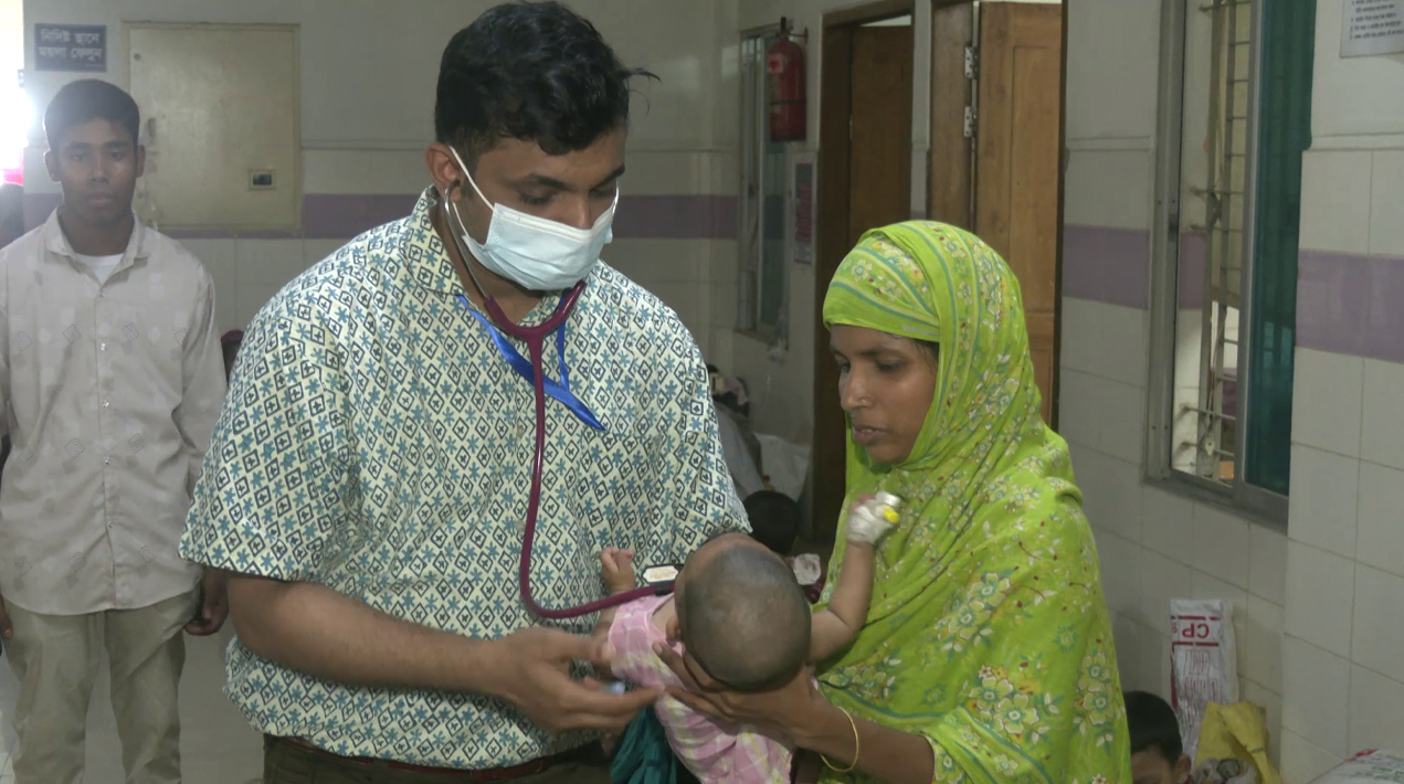 ময়মনসিংহ মেডিকেলে হামের উপসর্গ নিয়ে শিশুর মৃত্যু