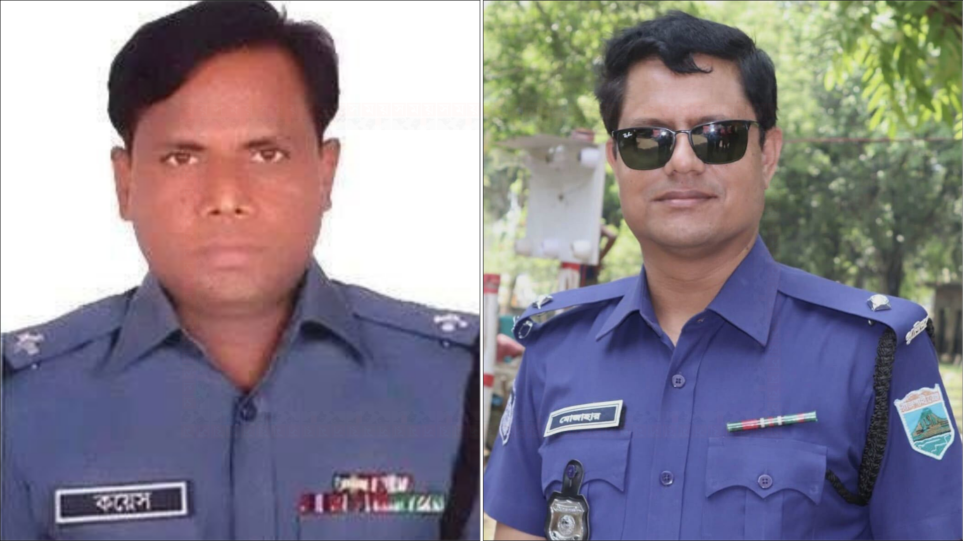 কুষ্টিয়ায় কাভার্ডভ্যান চাপায় ২ পুলিশ কর্মকর্তা নিহত - Bangla24.Top