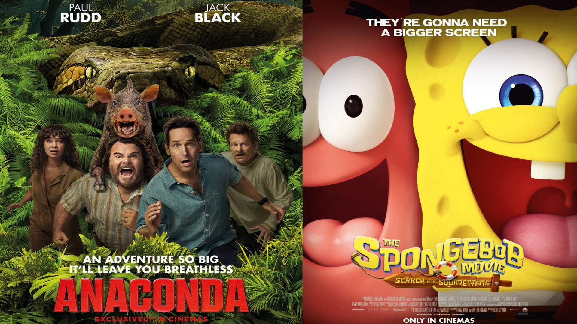 আগামীকাল সিনেপ্লেক্সে মুক্তি পাচ্ছে ‘অ্যানাকোন্ডা’ ও ‘স্পঞ্জবব’