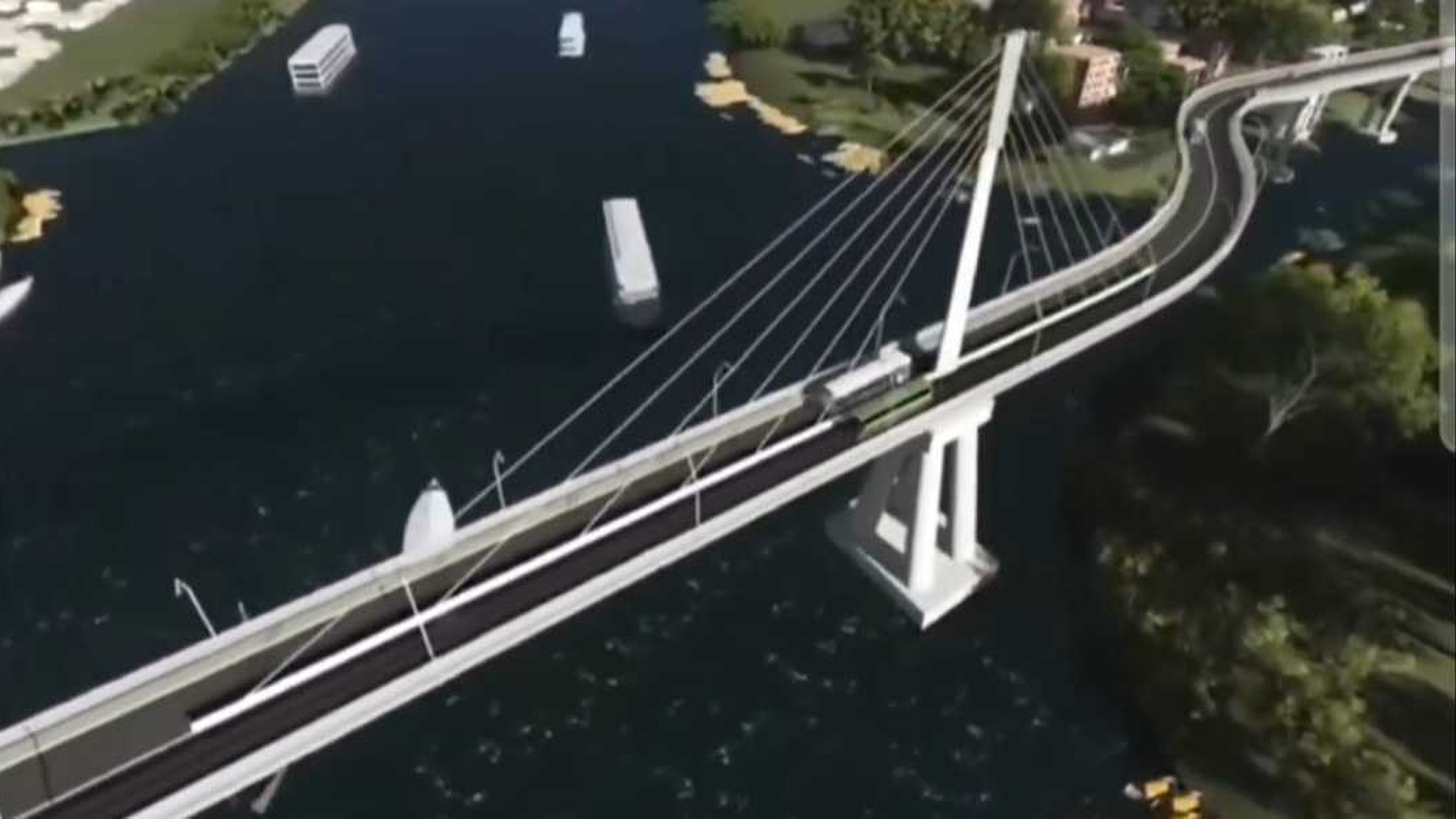 শীতলক্ষ্যা নদীতে দ্রুত গতিতে চলছে দেশের বৃহত্তম ক্যাবল স্টেড ব্রিজ নির্মাণ কাজ