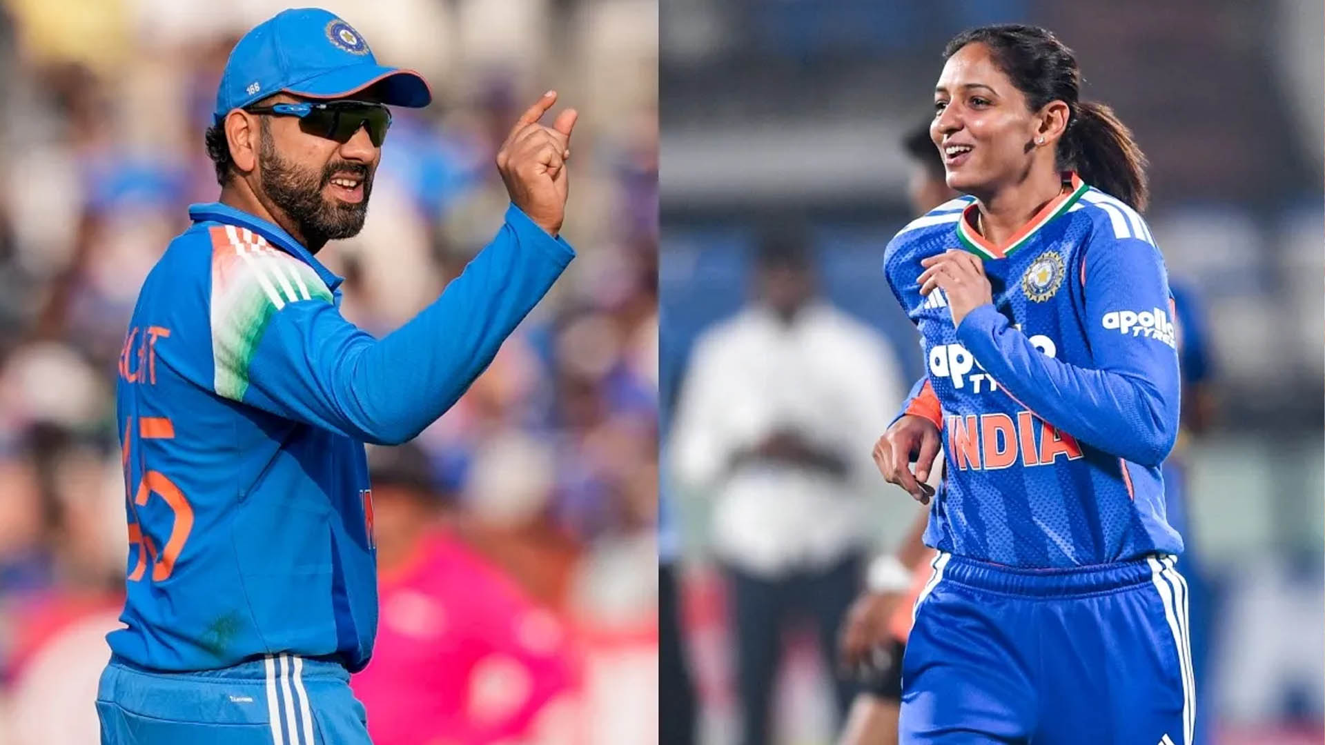 পদ্মশ্রীতে ভূষিত রোহিত ও হারমানপ্রীত