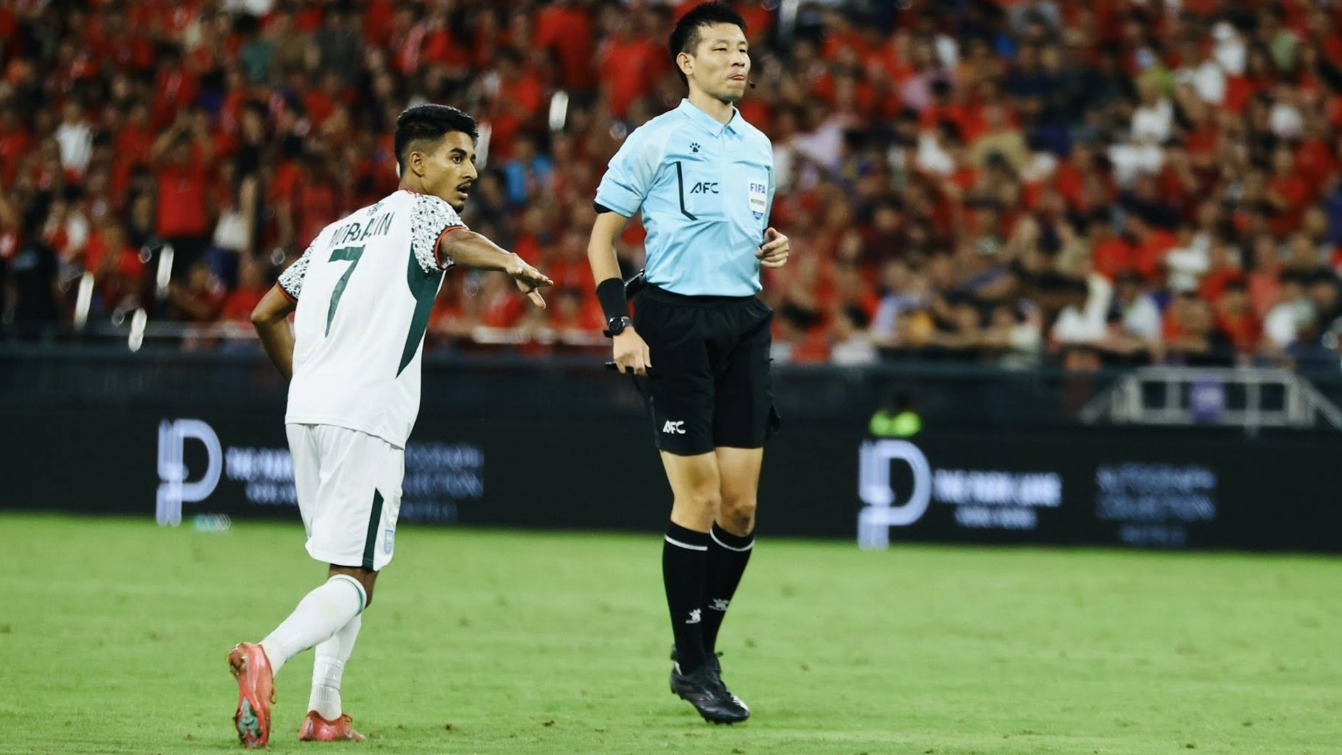 মোরসালিনের গোলে শুরুতেই ভারতের বিপক্ষে বাংলাদেশের লিড