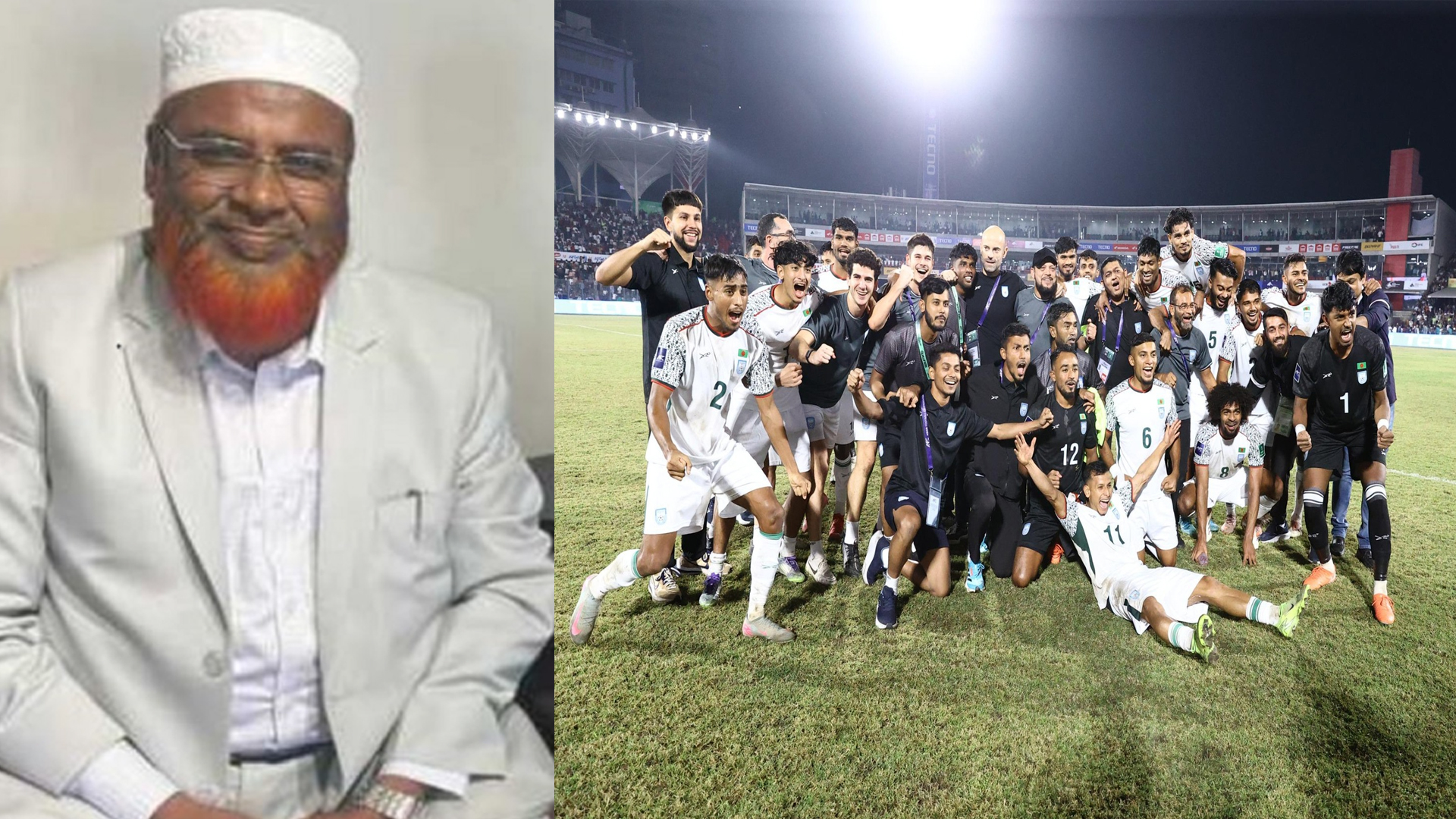 জাতীয় ফুটবল দলকে জামায়াতের সেক্রেটারির অভিনন্দন