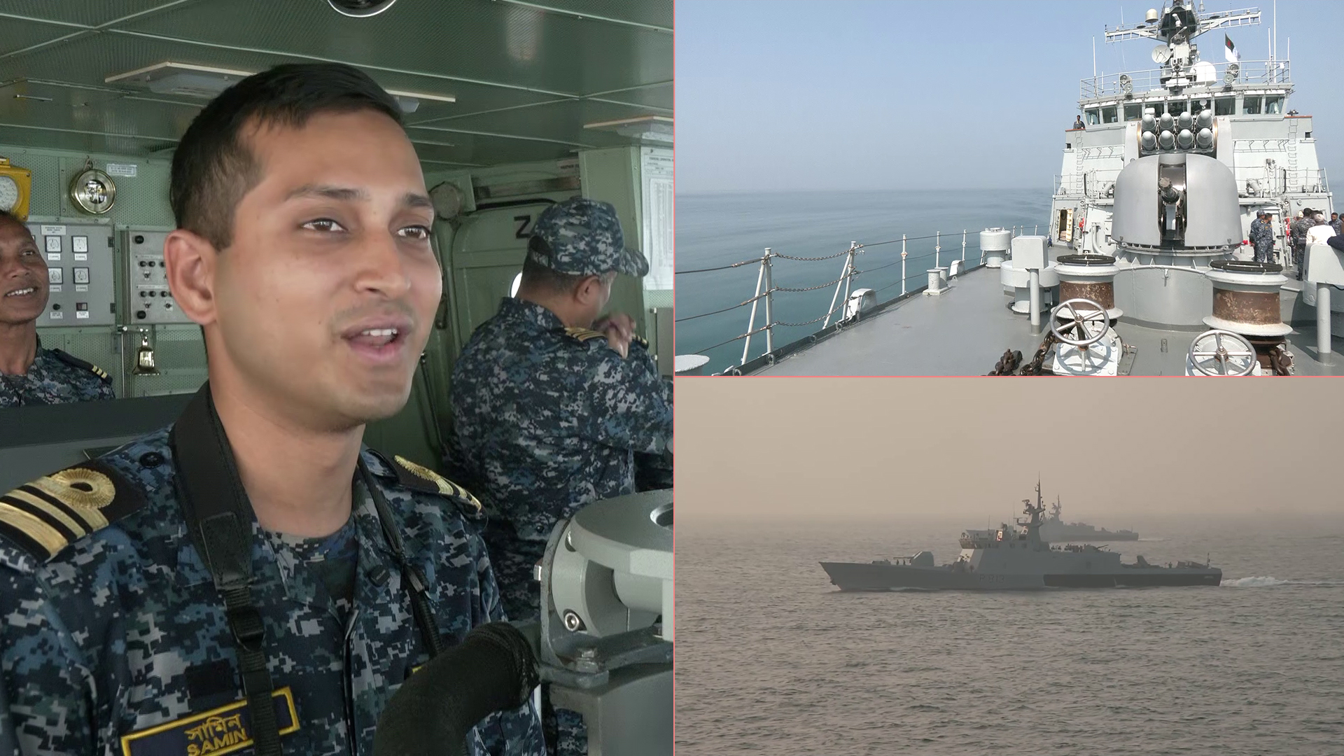 দেশের সমুদ্রসীমায় বহিঃশত্রুর আতঙ্ক নৌবাহিনীর ‘খালিদ বিন ওয়ালিদ’