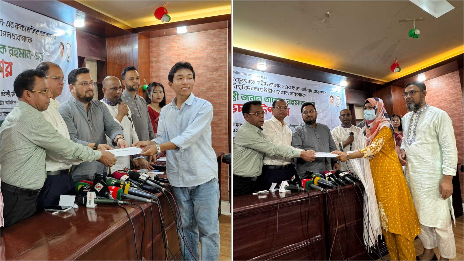 শহীদ কন্যার বিয়ের খরচ ও ঢাবিতে উত্তীর্ণ জপেল চাকমাকে উপহার দিলেন প্রধানমন্ত্রী