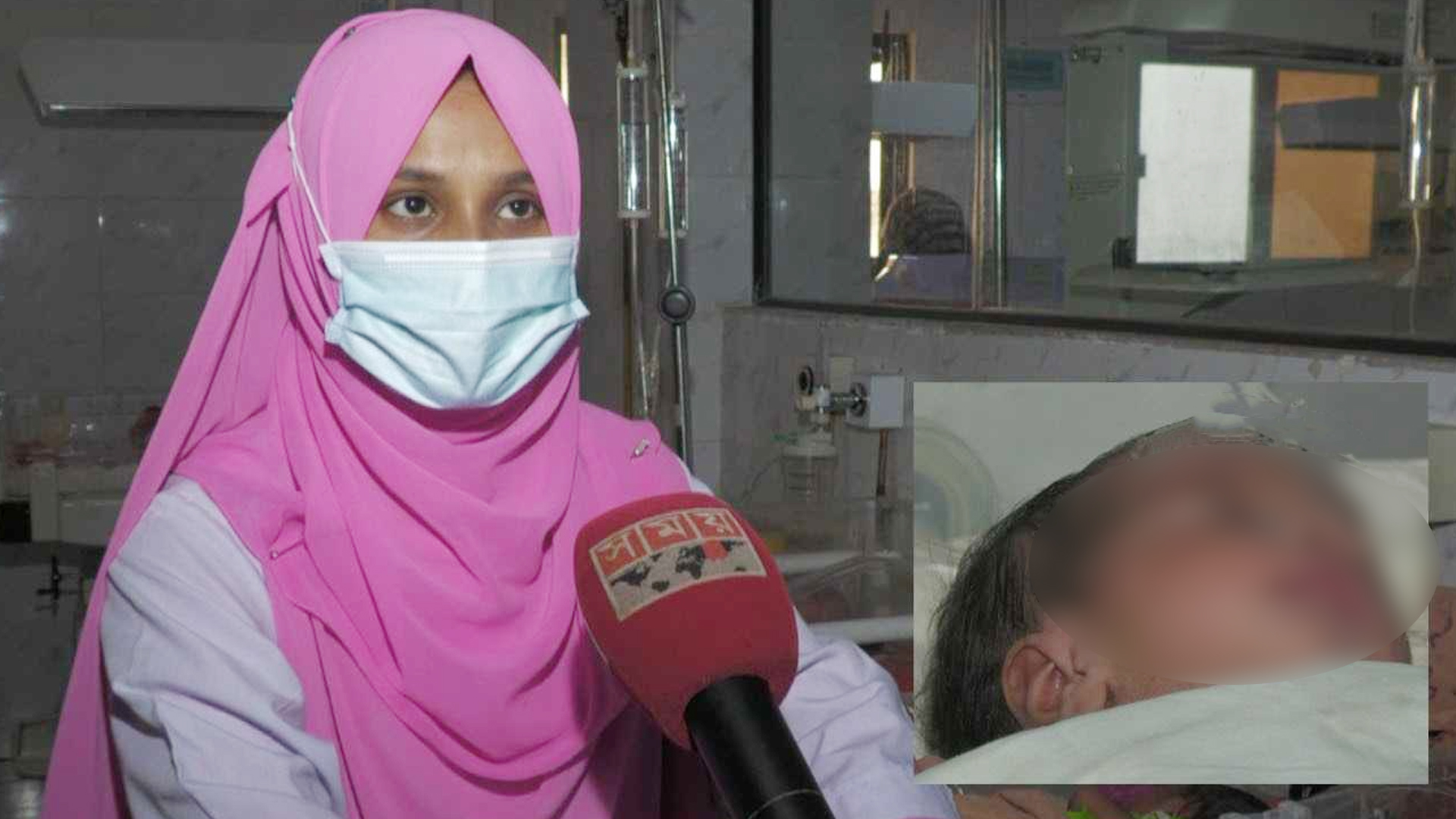 টেবিলের নিচে ফেলে যাওয়া সেই শিশুটির শারীরিক অবস্থার উন্নতি