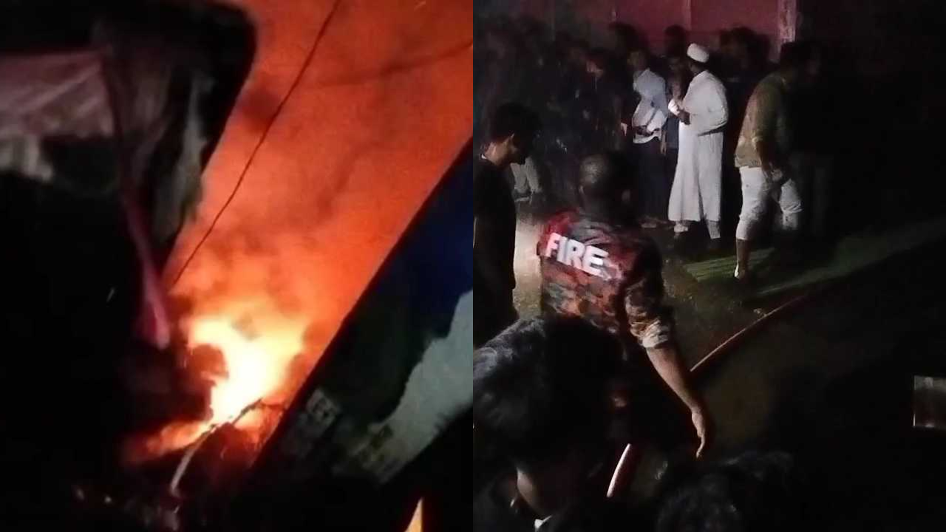 পঞ্চগড়ে বাজারে আগুন, ৬ দোকানে কয়েক কোটি টাকার ক্ষয়ক্ষতির শঙ্কা