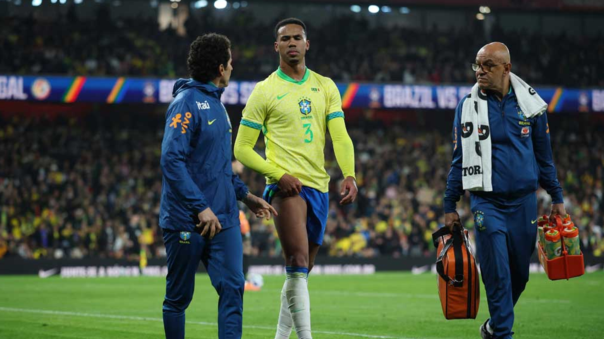 সেনেগালের বিপক্ষে প্রীতি ম্যাচে চোট পেয়েছেন গ্যাব্রিয়েল