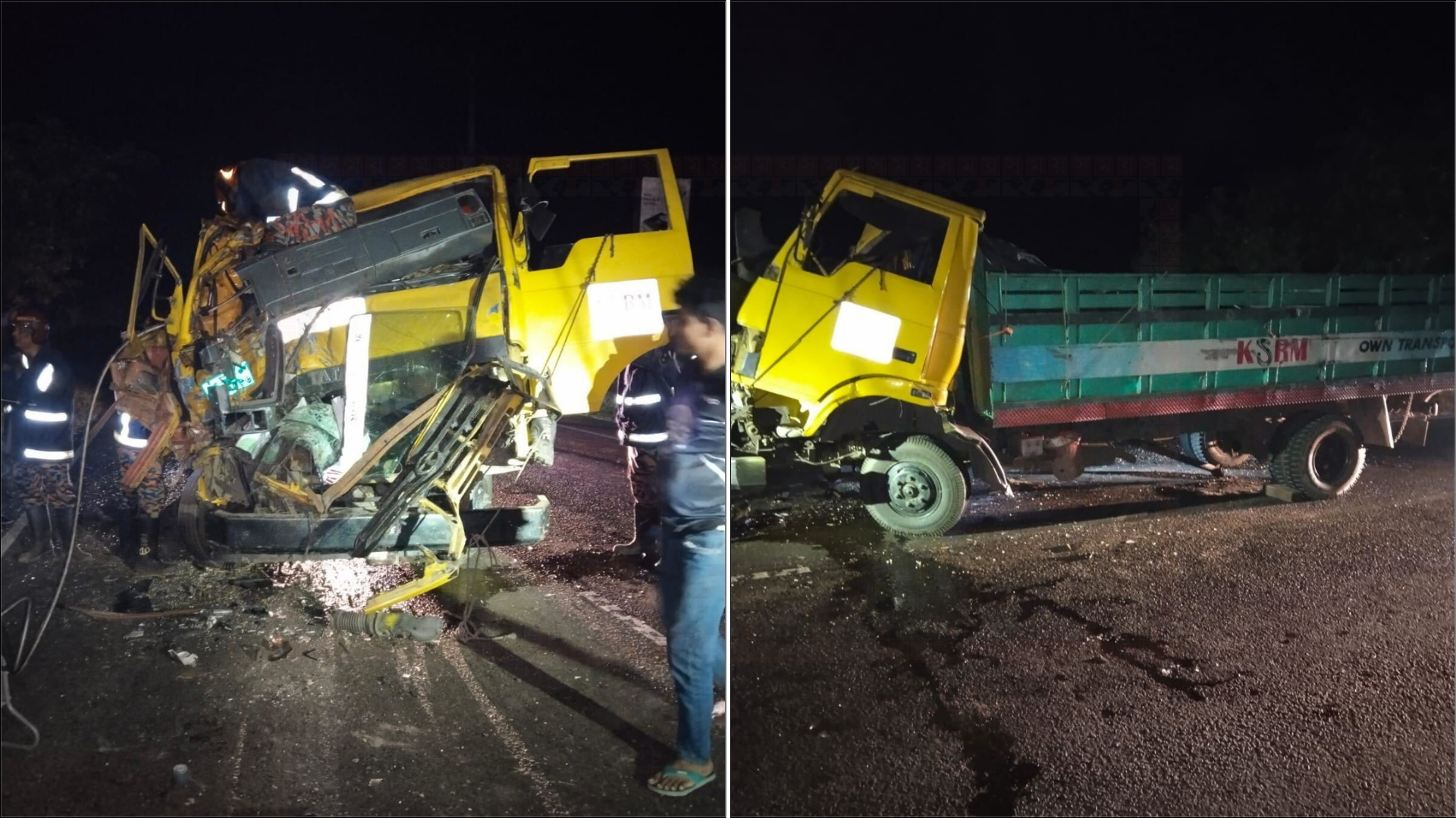 ফেনীতে ট্রাকের পেছনে পিকআপের ধাক্কা, চালক নিহত