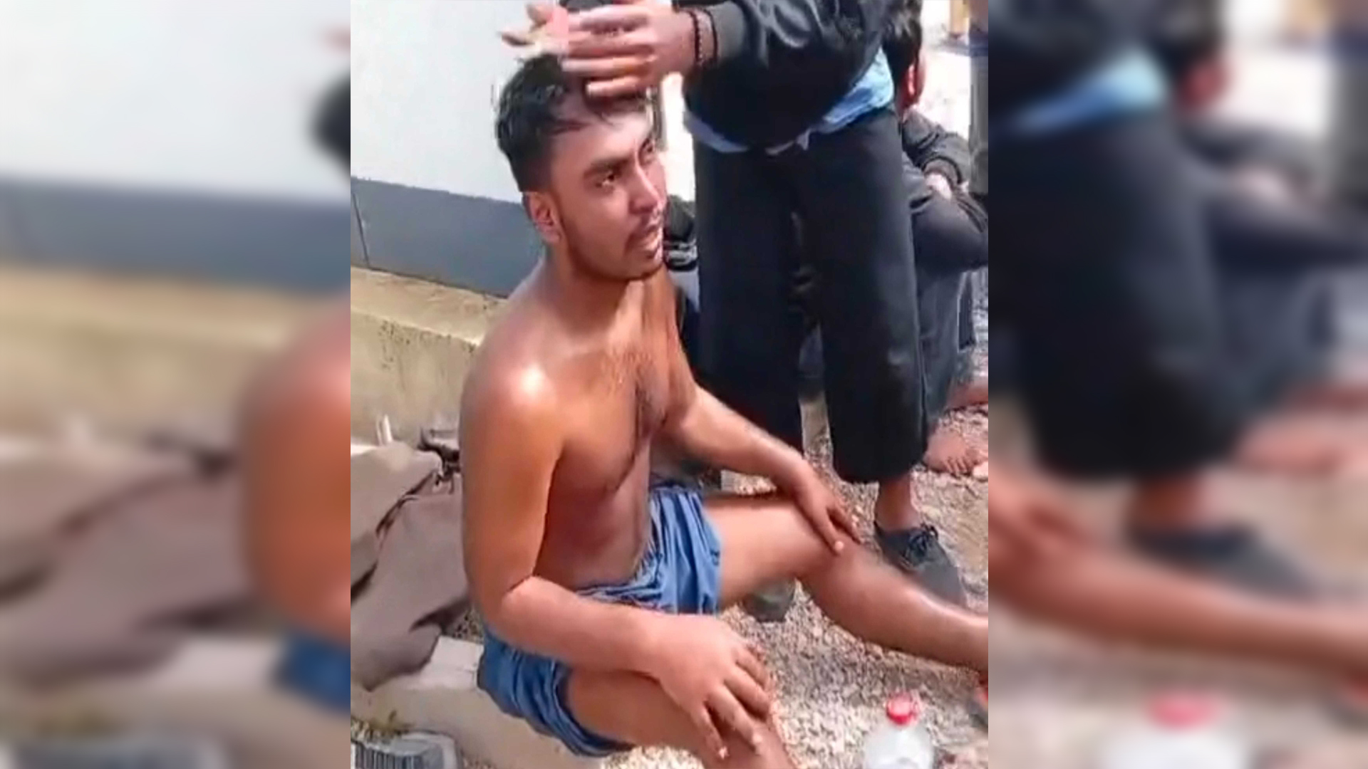 কিশোরগঞ্জের কাদির। ছবি: ভিডিও থেকে নেয়া