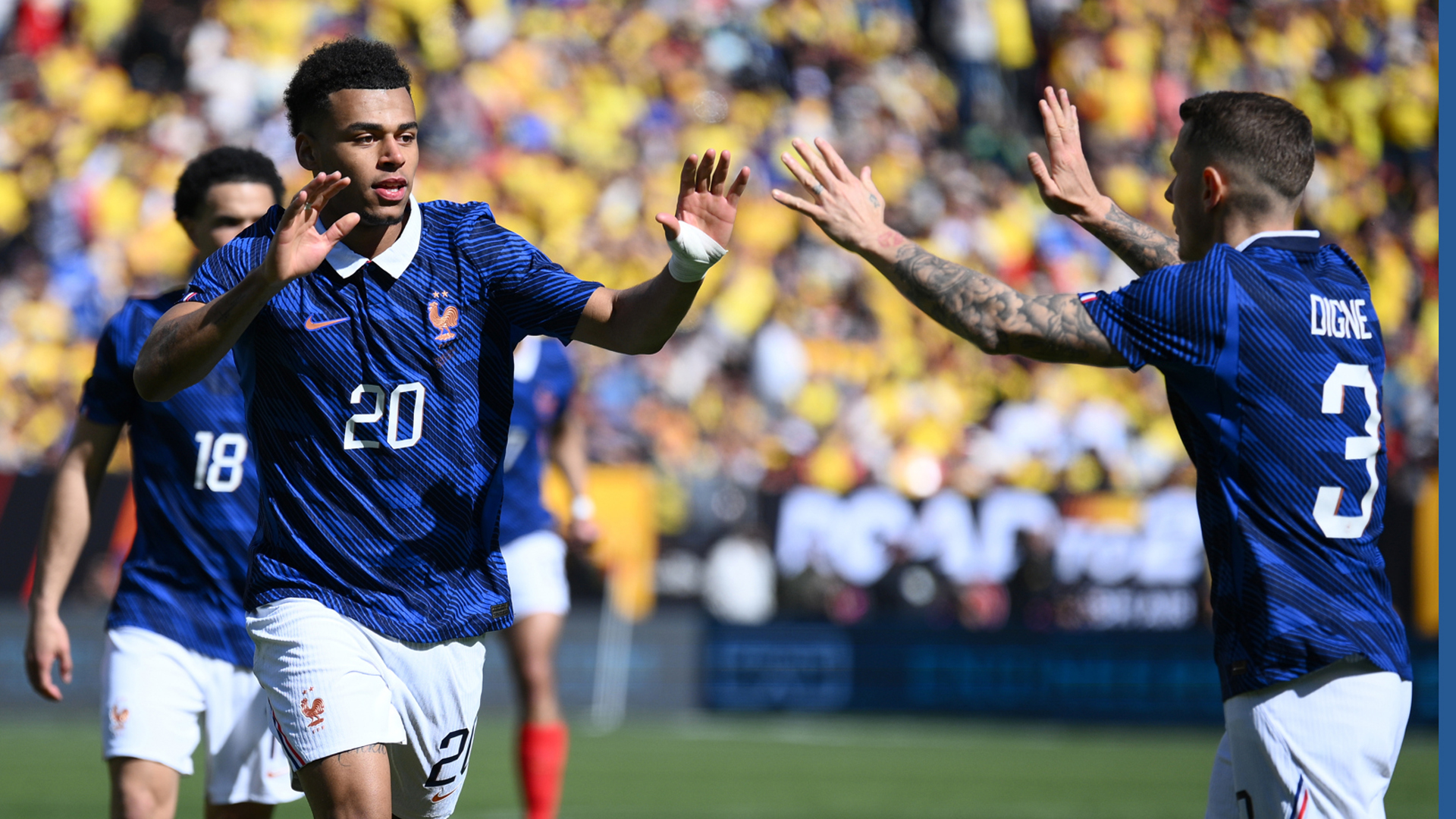 ১১ পরিবর্তন নিয়েও কলম্বিয়ার বিপক্ষে ফ্রান্সের দাপুটে জয়