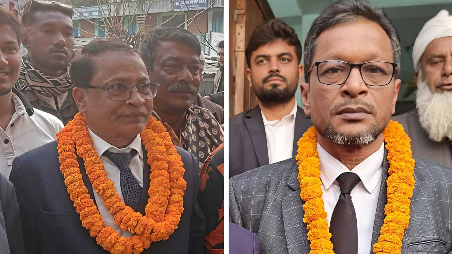 নড়াইল জেলা আইনজীবী সমিতির সভাপতি আজিবুর ও সাধারণ সম্পাদক রাজু