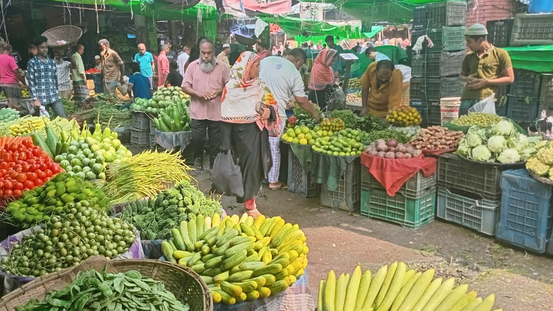 চড়া মাছ-সবজির বাজার, বেড়েছে ডিমের দামও