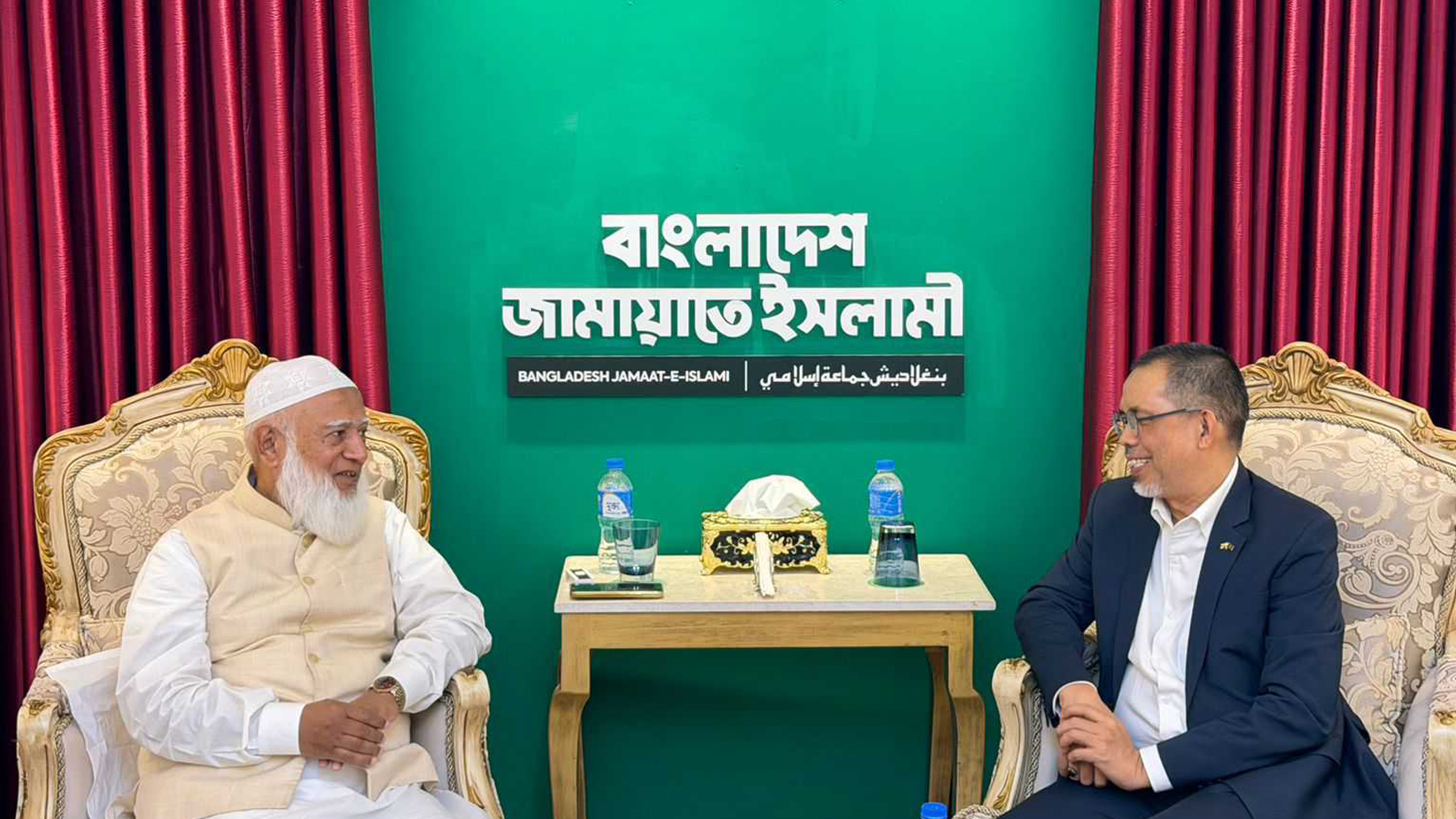 জামায়াত আমিরের সঙ্গে ব্রুনাইয়ের হাইকমিশনারের সাক্ষাৎ