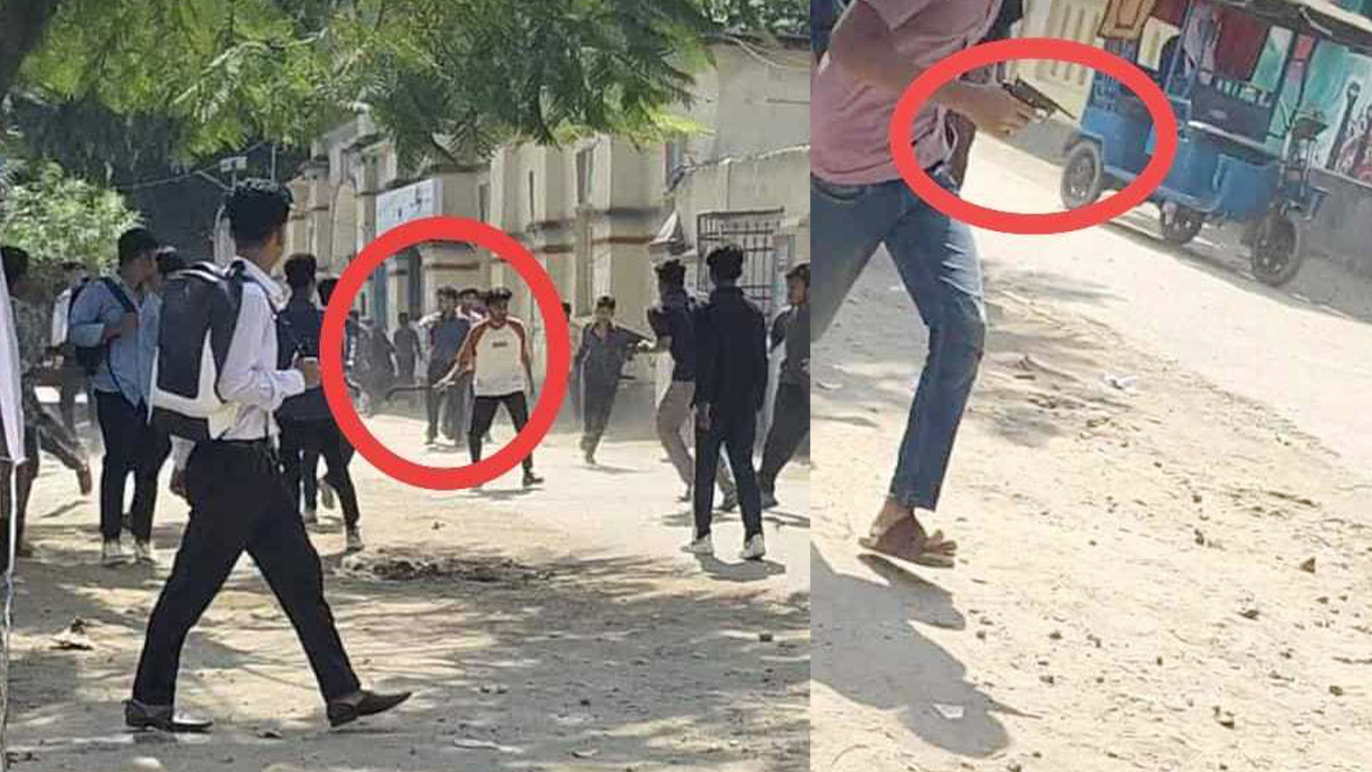 ভিক্টোরিয়া কলেজে দুপক্ষের সংঘর্ষ, আগ্নেয়াস্ত্র প্রদর্শনের ভিডিও ভাইরাল