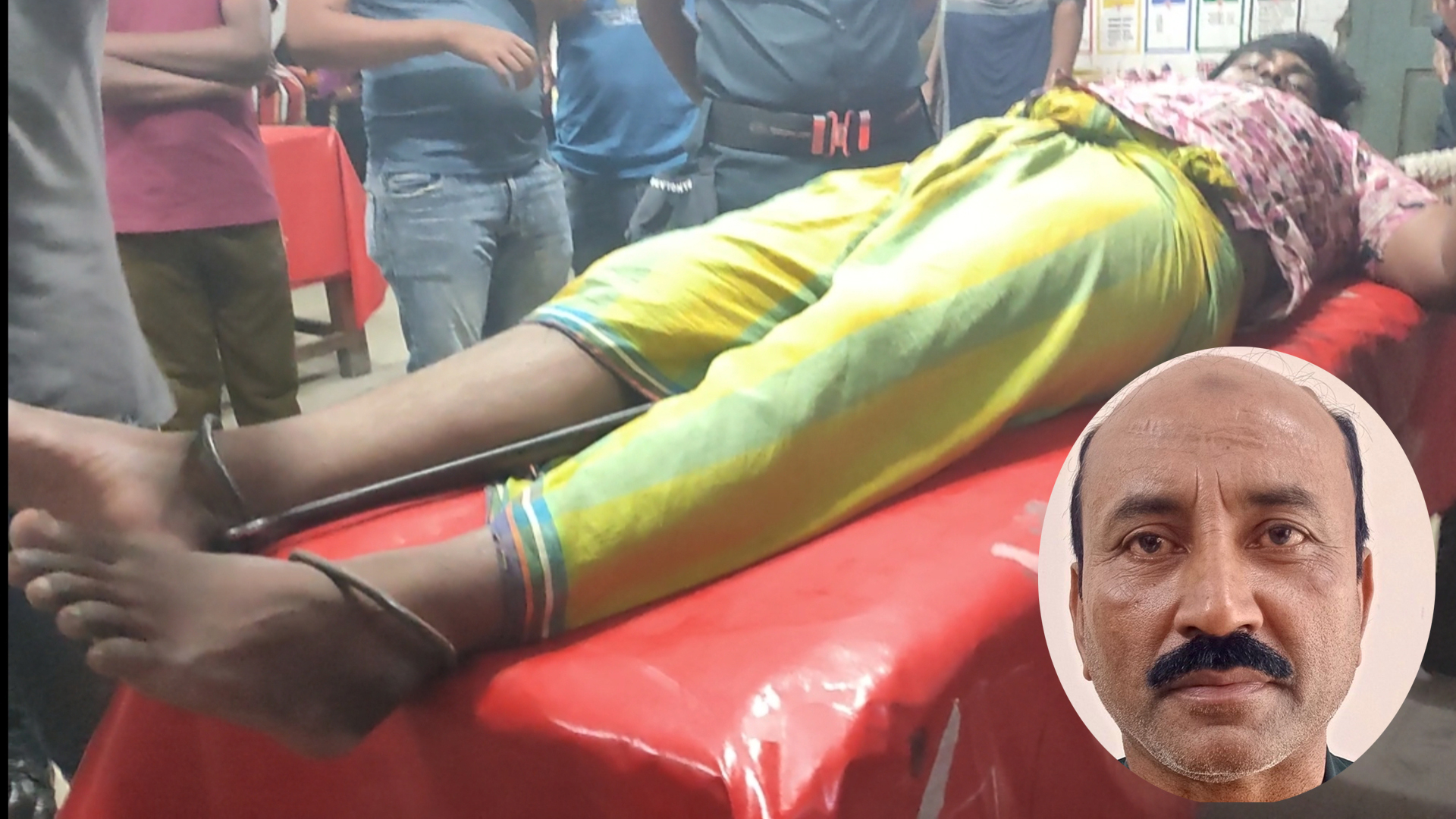 ডান্ডাবেড়ি পরা বন্দিকে চিকিৎসা: ইউনিফর্মহীন কারারক্ষীর ঔদ্ধত্যপূর্ণ আচরণ