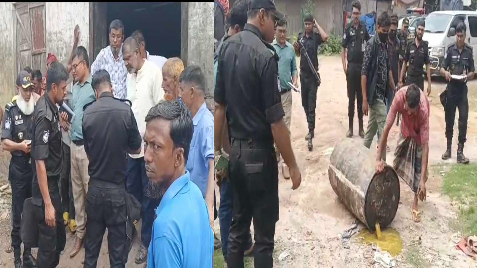 গাইবান্ধায় অতিরিক্ত দামে তেল বিক্রির দায়ে  জরিমানা