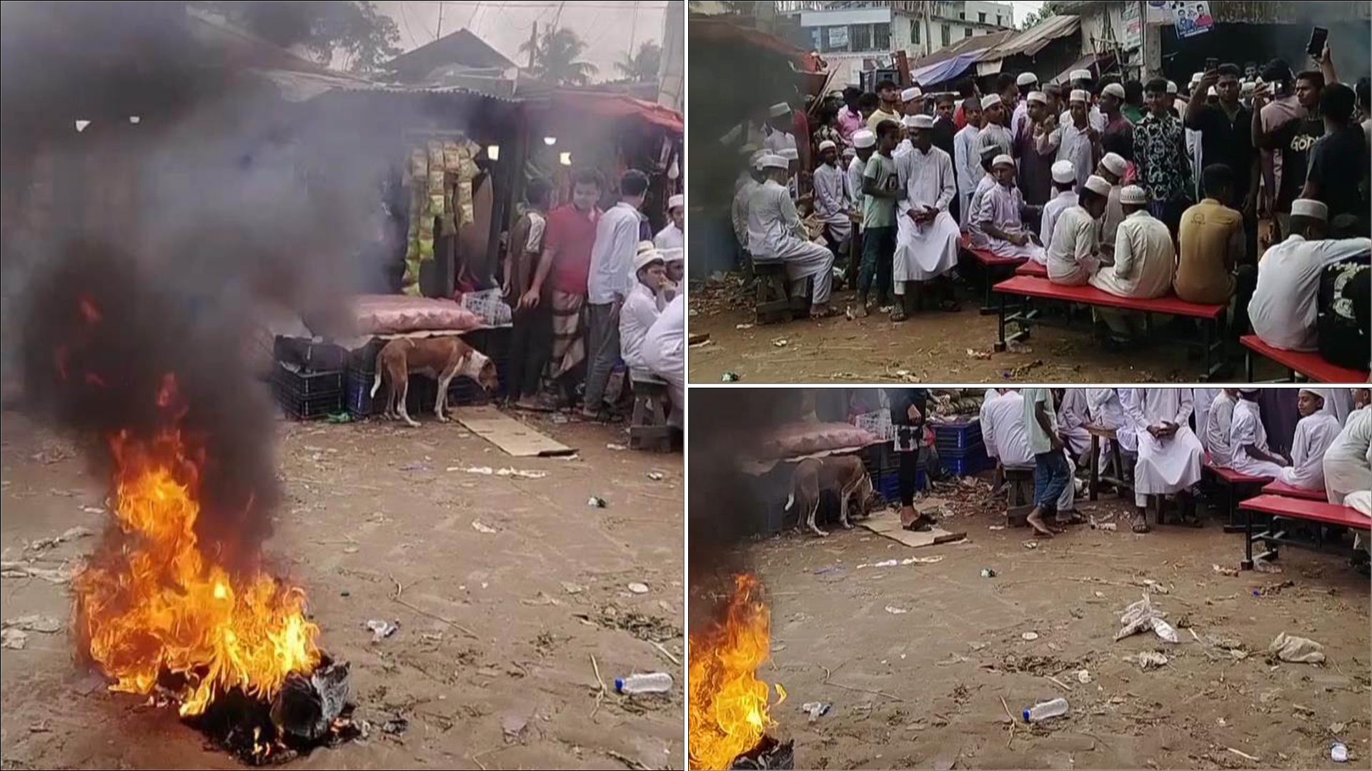 মাদ্রাসাছাত্রীকে দোকানে আটকে রেখে যৌন নির্যাতনের অভিযোগ, সড়ক অবরোধ