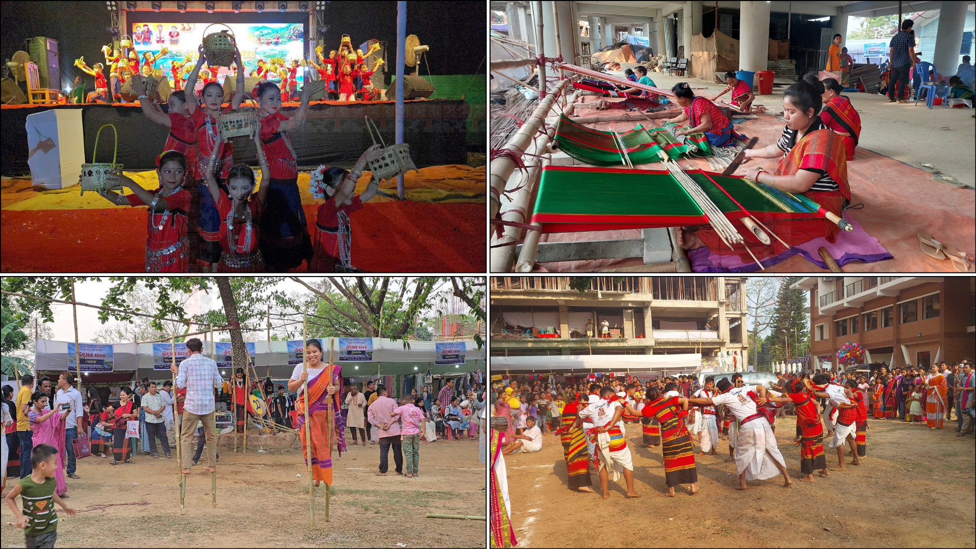 বৈসাবি উৎসবের হাওয়ায় দুলছে পাহাড়