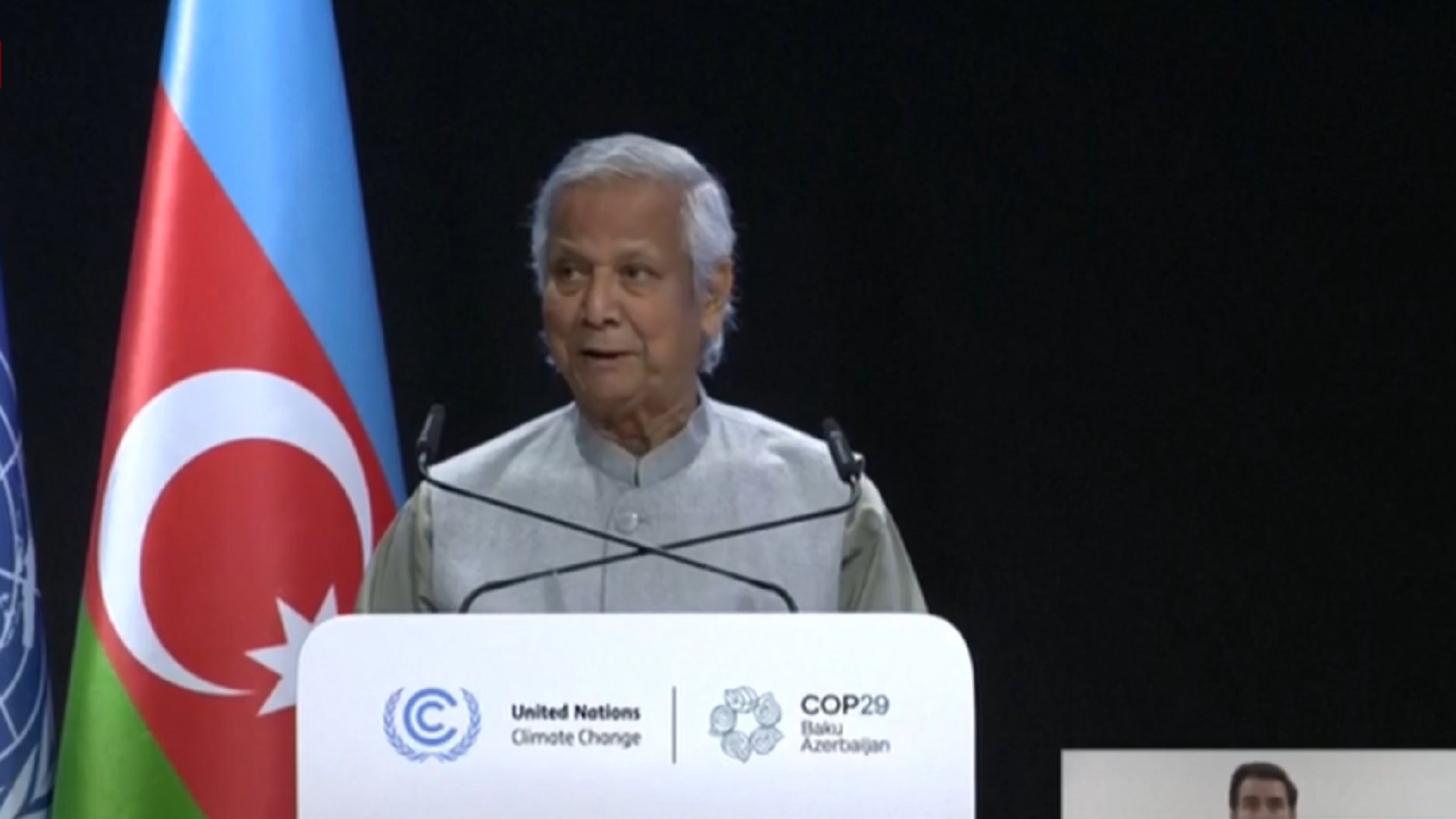 আমাদের সভ্যতা গুরুতর ঝুঁকির মধ্যে, জলবায়ু সম্মেলনে ড. ইউনূস