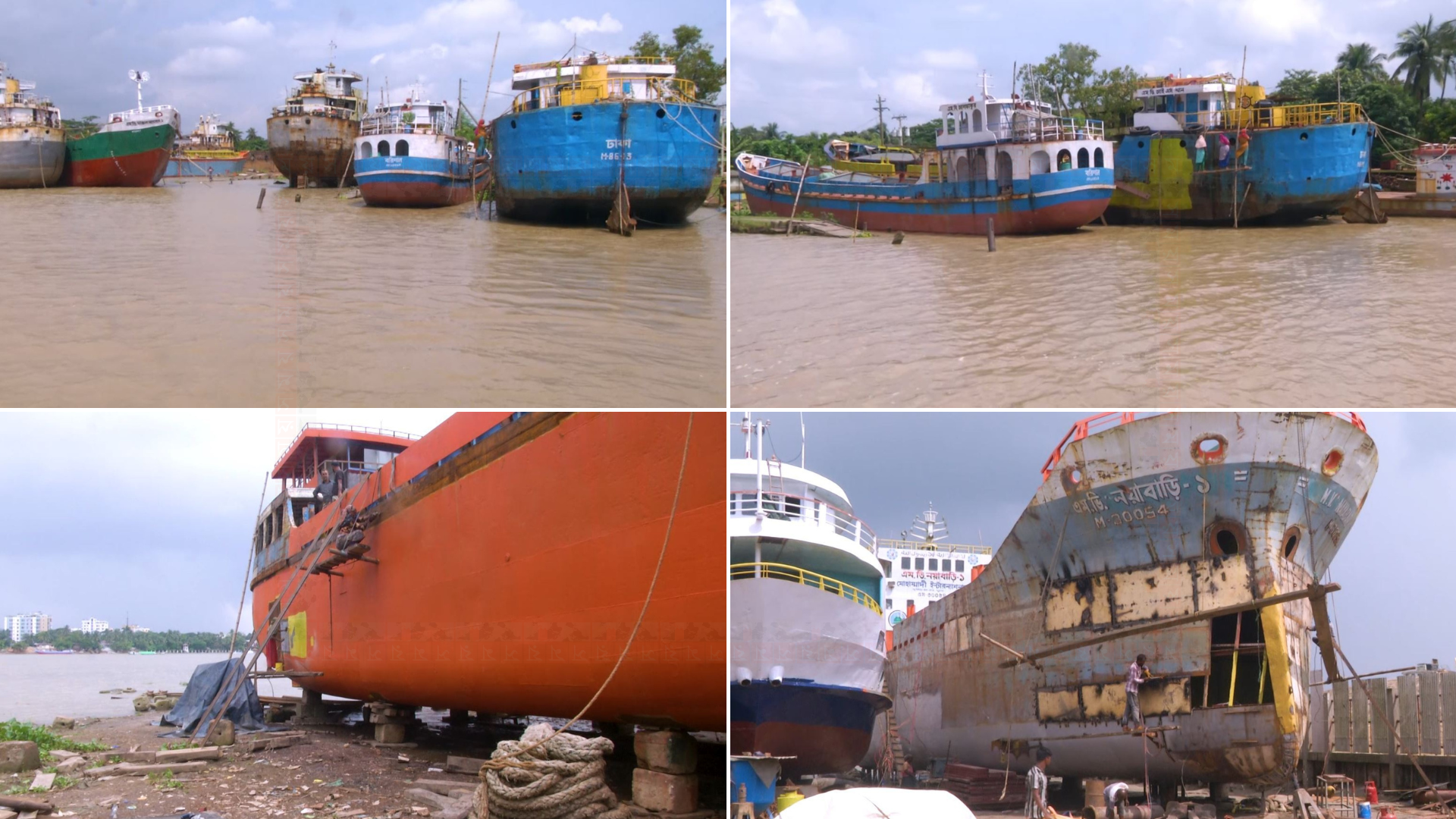 খুলনার জাহাজ মেরামত শিল্পে ধস