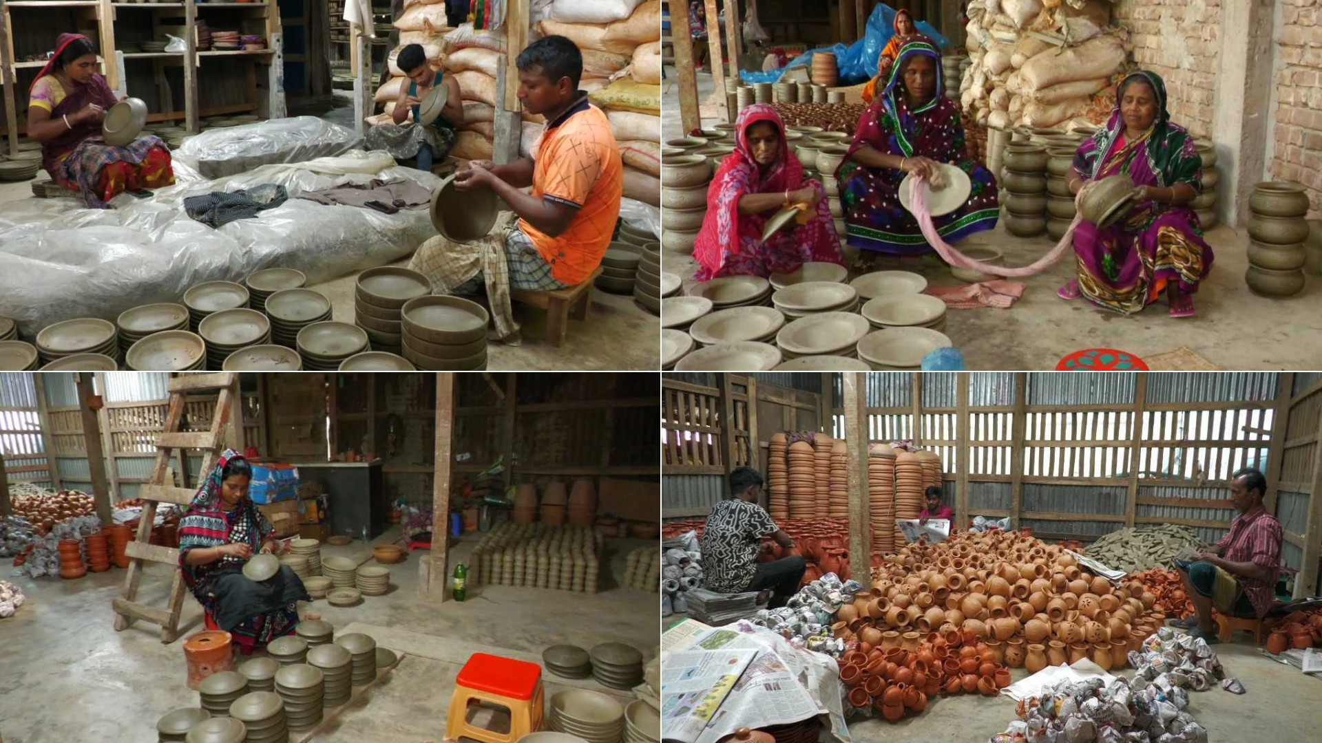 পহেলা বৈশাখ ঘিরে দেশে-বিদেশে বাড়ছে মাটির পণ্যের কদর, ব্যস্ততা বাউফলের পালপাড়ায়