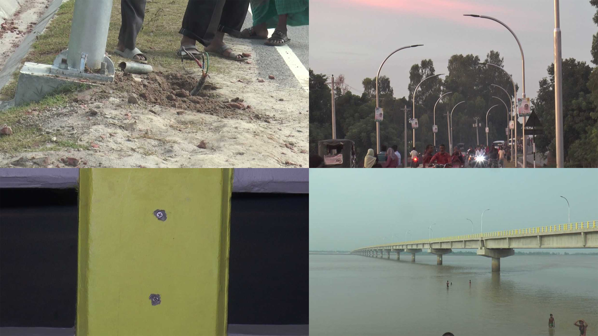 বিদ্যুৎ নেই মওলানা ভাসানী সেতুতে, সন্ধ্যা নামলেই বাড়ছে অপরাধ
