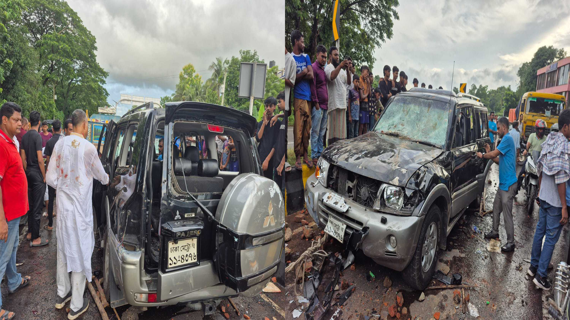 রাউজানে বিএনপির দুপক্ষের সংঘর্ষে গুলি-গাড়ি ভাঙচুর, আহত ২০