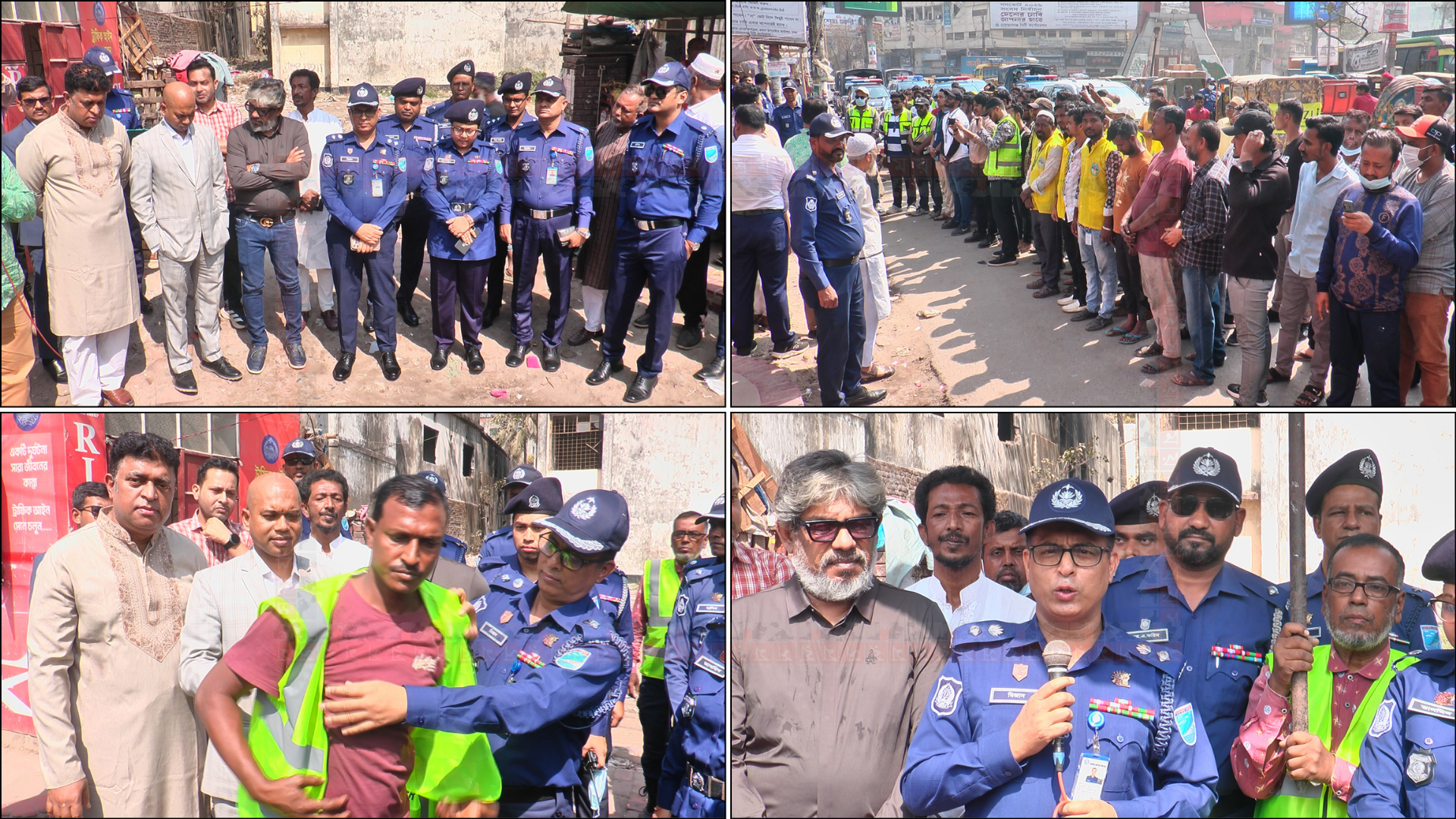 নারায়ণগঞ্জকে যানজটমুক্ত রাখতে মাঠে থাকবে ১৫০ পুলিশ ও ভলান্টিয়ার