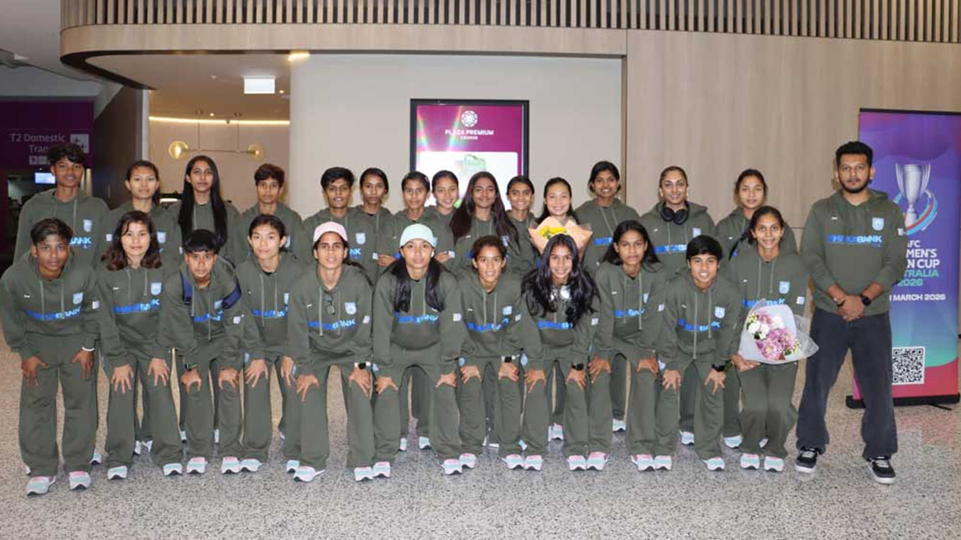 নারী এশিয়ান কাপ খেলতে অস্ট্রেলিয়া পৌঁছেছে বাংলাদেশ দল