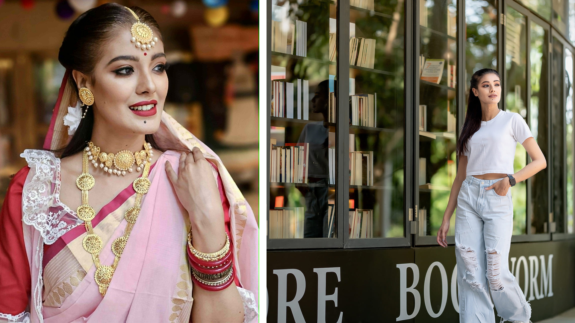 ভিন্ন লুকে নজর কাড়লেন র‌্যাম্পের রিবা