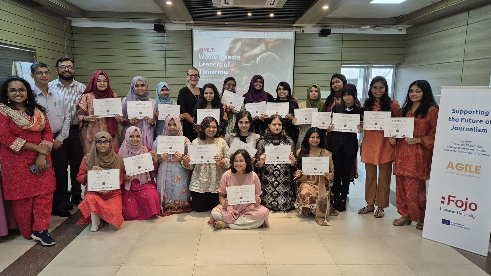 সাংবাদিকতায় আগ্রহী ২০ নারী শিক্ষার্থীকে নিয়ে ওয়ার্কশপ