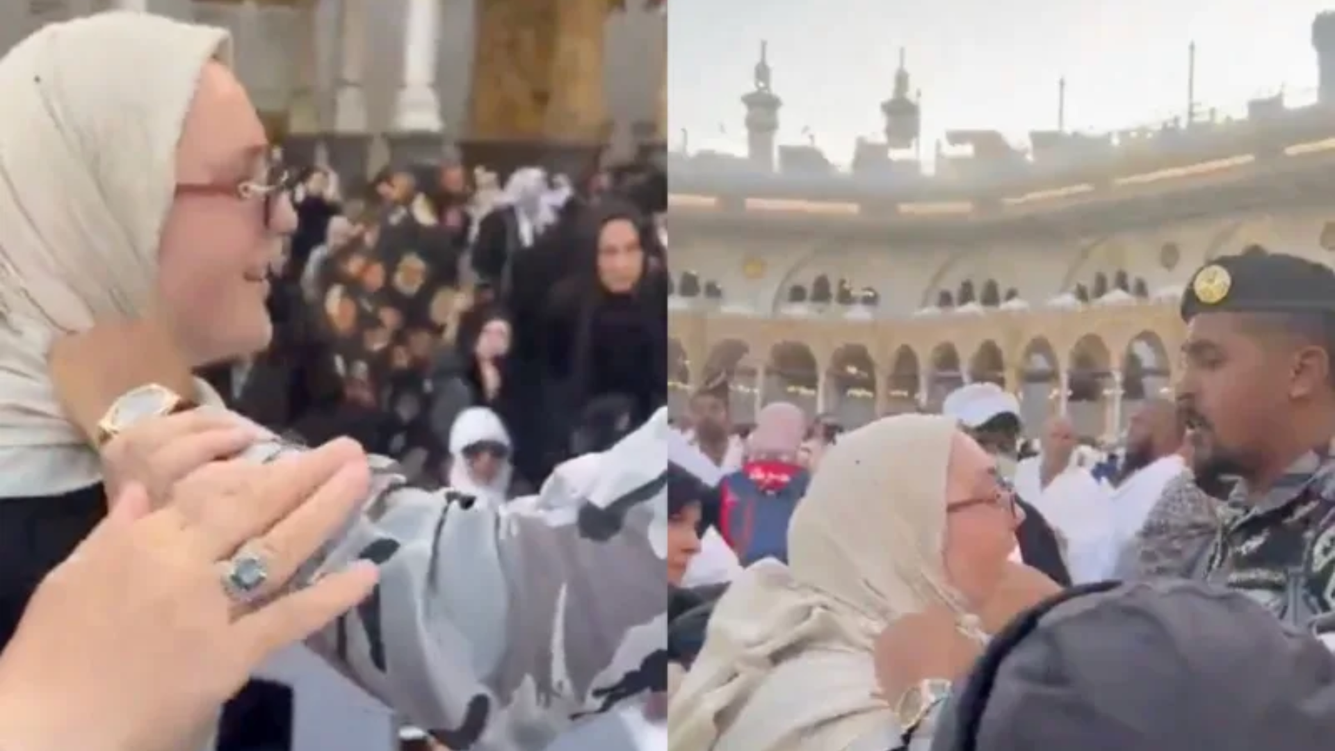 মসজিদুল হারামে কাবার গিলাফ কাটার চেষ্টায় নারী আটক