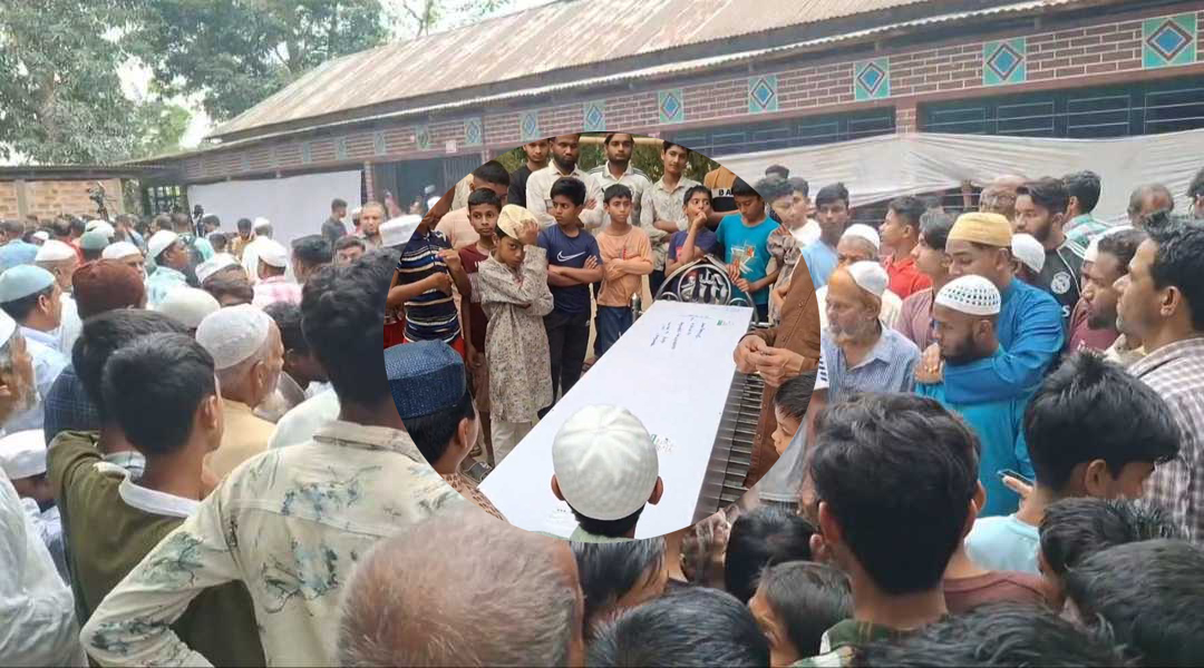 ইরানি ক্ষেপণাস্ত্র হামলায় নিহত: অশ্রুসিক্ত নয়নে সালেখকে শেষ বিদায় দিলেন স্বজনরা