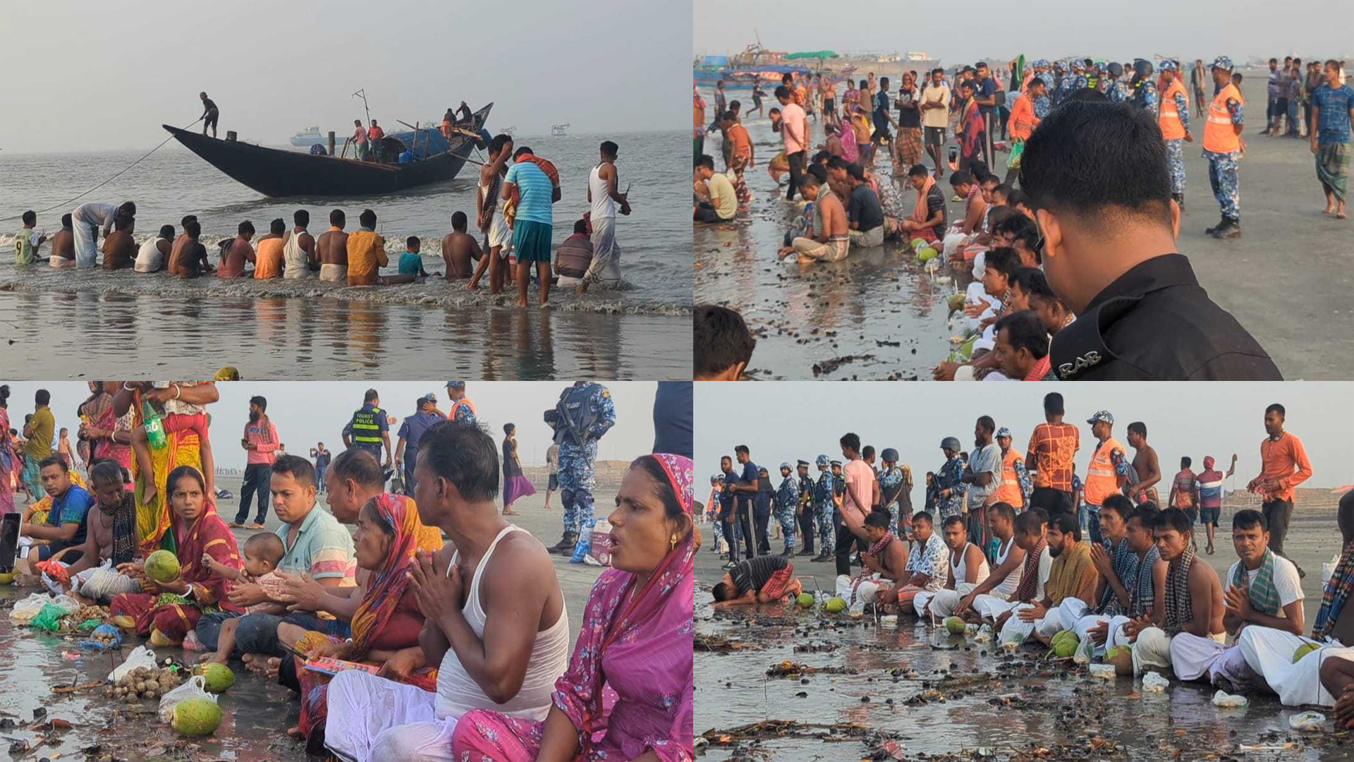 পুণ্যস্নানে শেষ হলো সুন্দরবনের রাস উৎসব