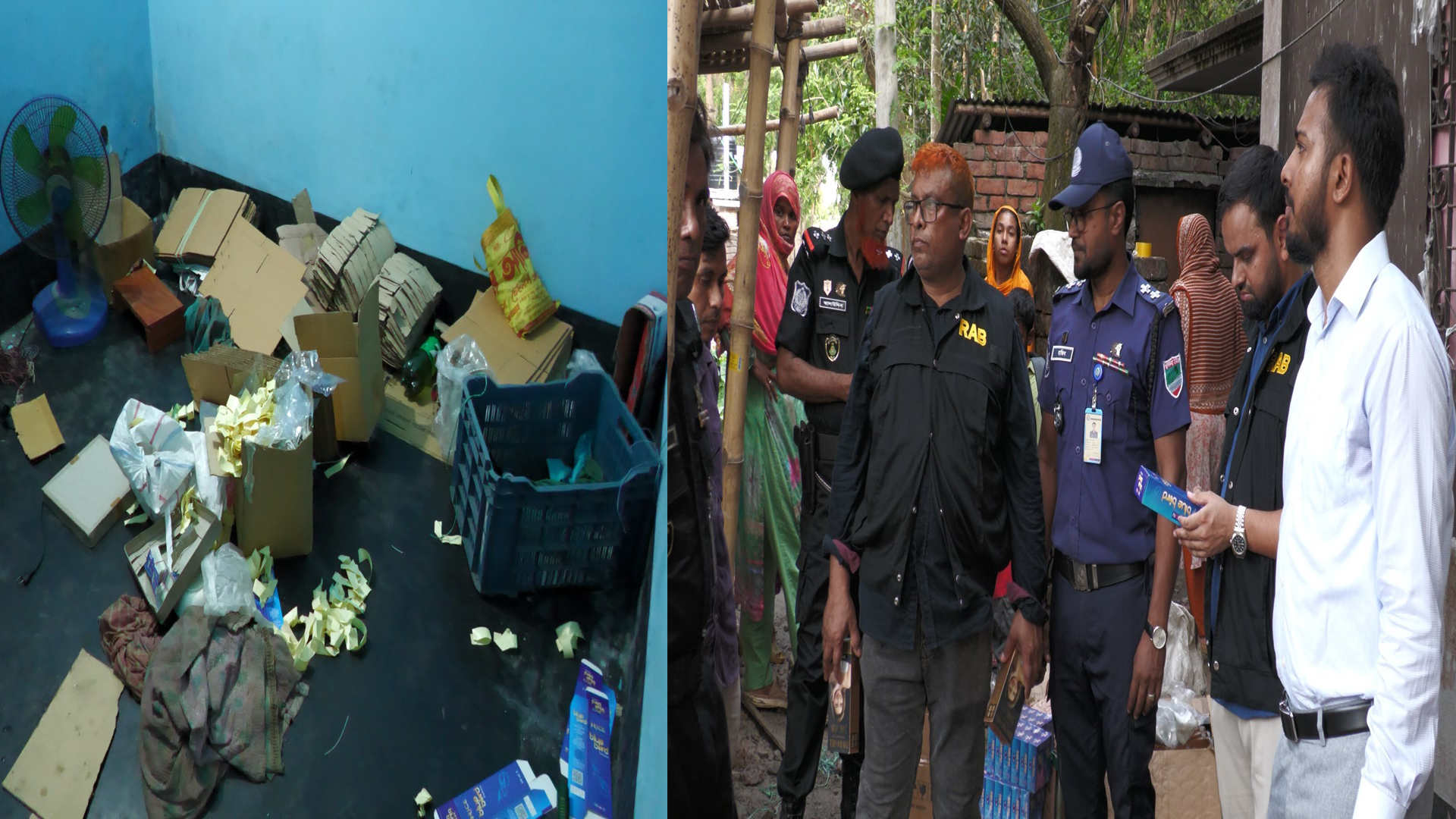 ঝিনাইদহে তৈরি হচ্ছিল বিদেশি প্রসাধনী