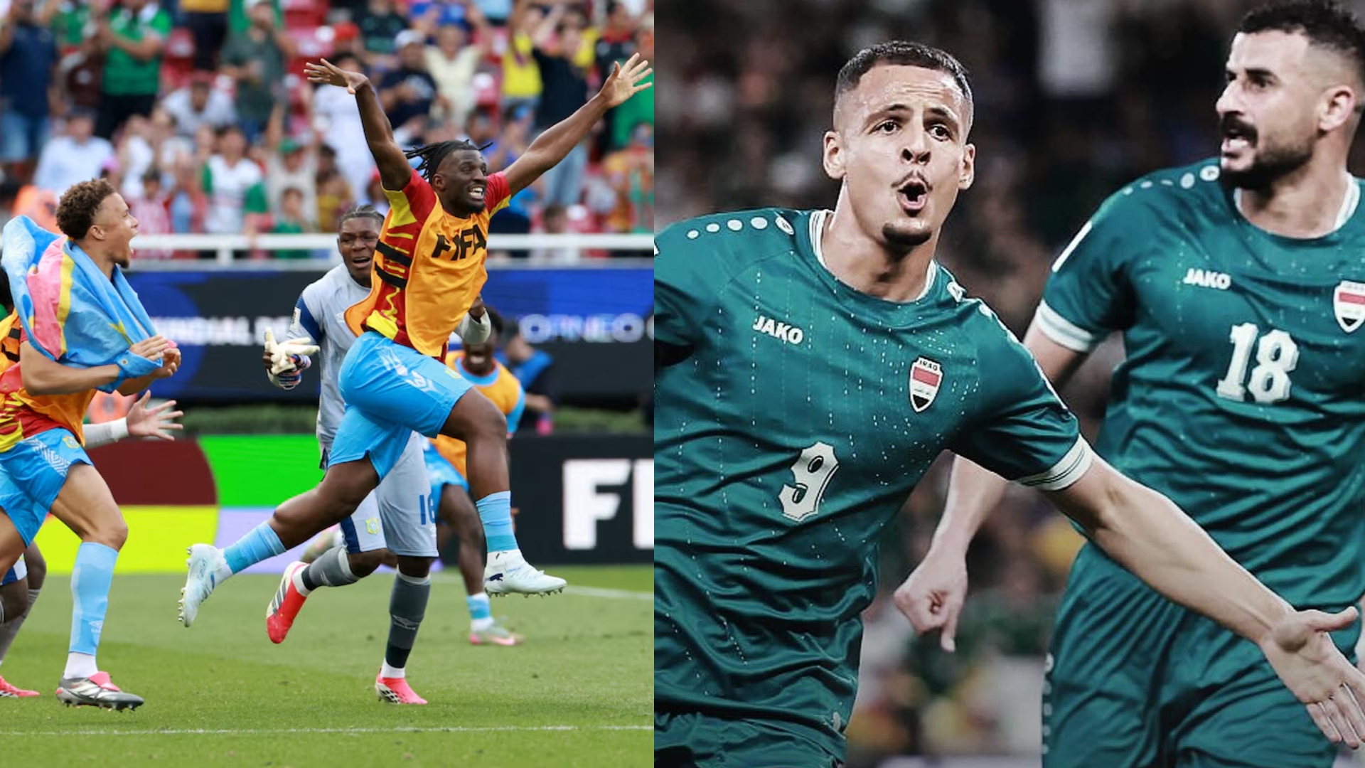 ৪০ বছর পর বিশ্বকাপে ইরাক, ৫২ বছর পর খেলবে ডিআর কঙ্গোও