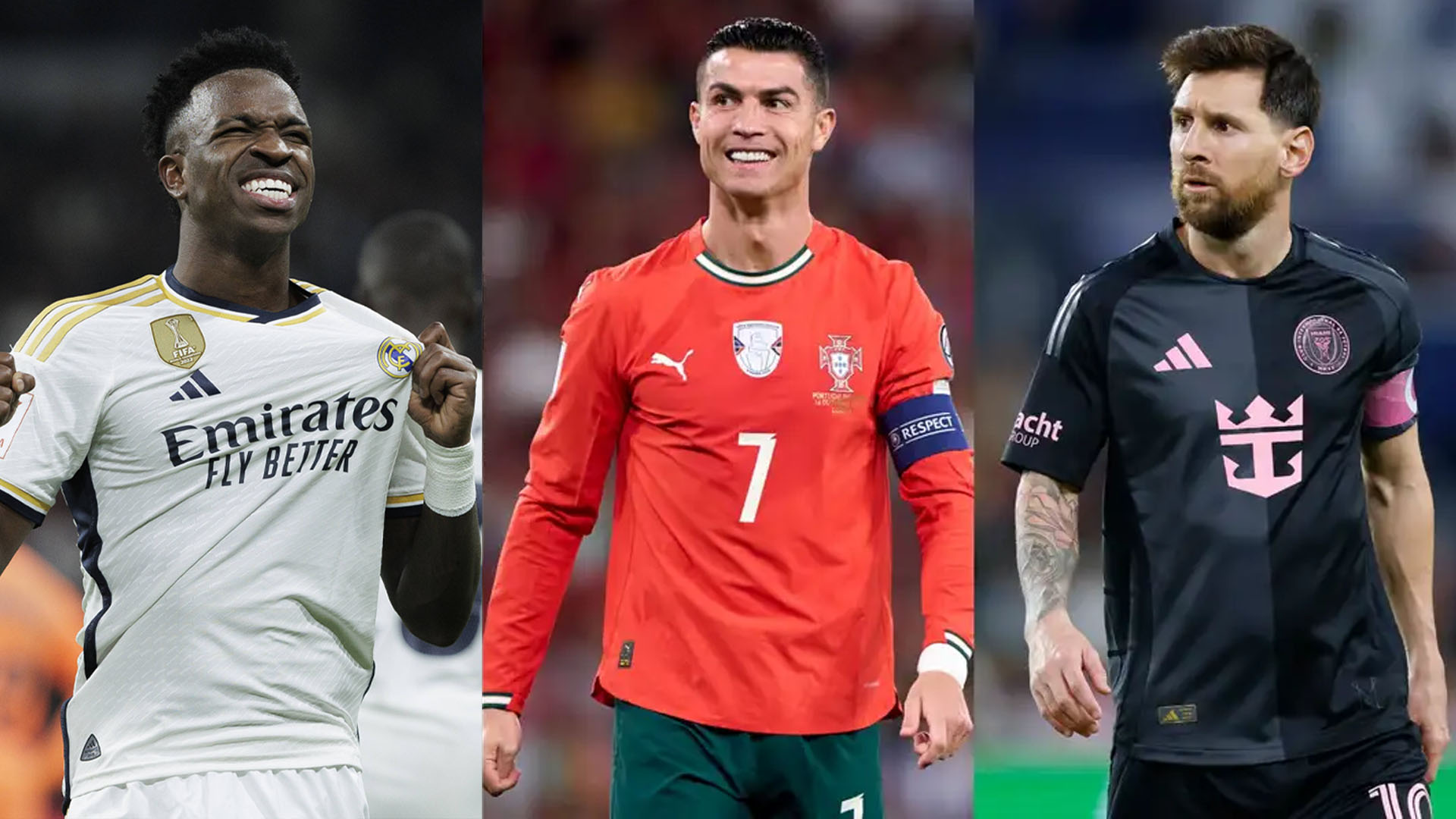 আরও এক তালিকায় শীর্ষে রোনালদো, ভিনিরও পেছনে মেসি